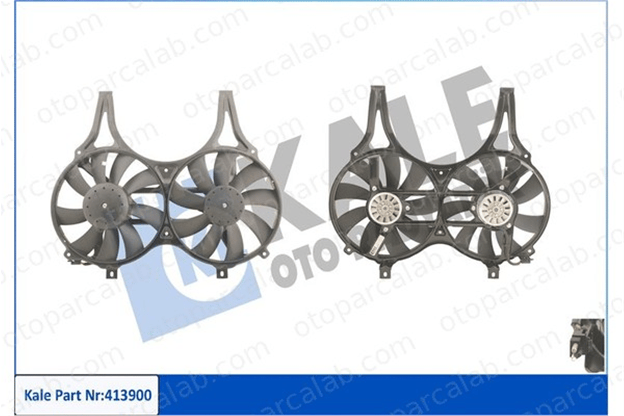 KALE 413900 Radyatör Fan ve Motoru MERCEDES-BENZ E-SERISI E-SERISI T-Model A0015001693 5401788
