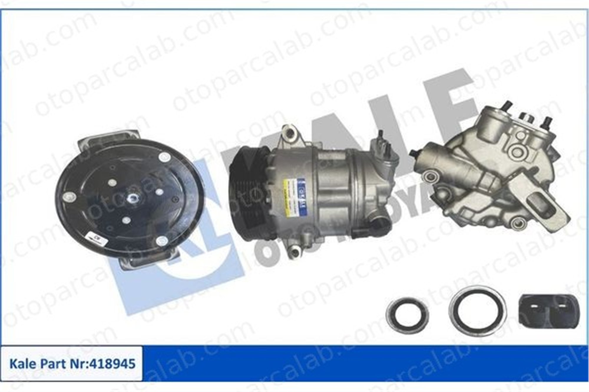 KALE 418945 Klima Kompresörü ALFA ROMEO GIULIETTA FIAT TIPO Hatchback 50509535 50533539