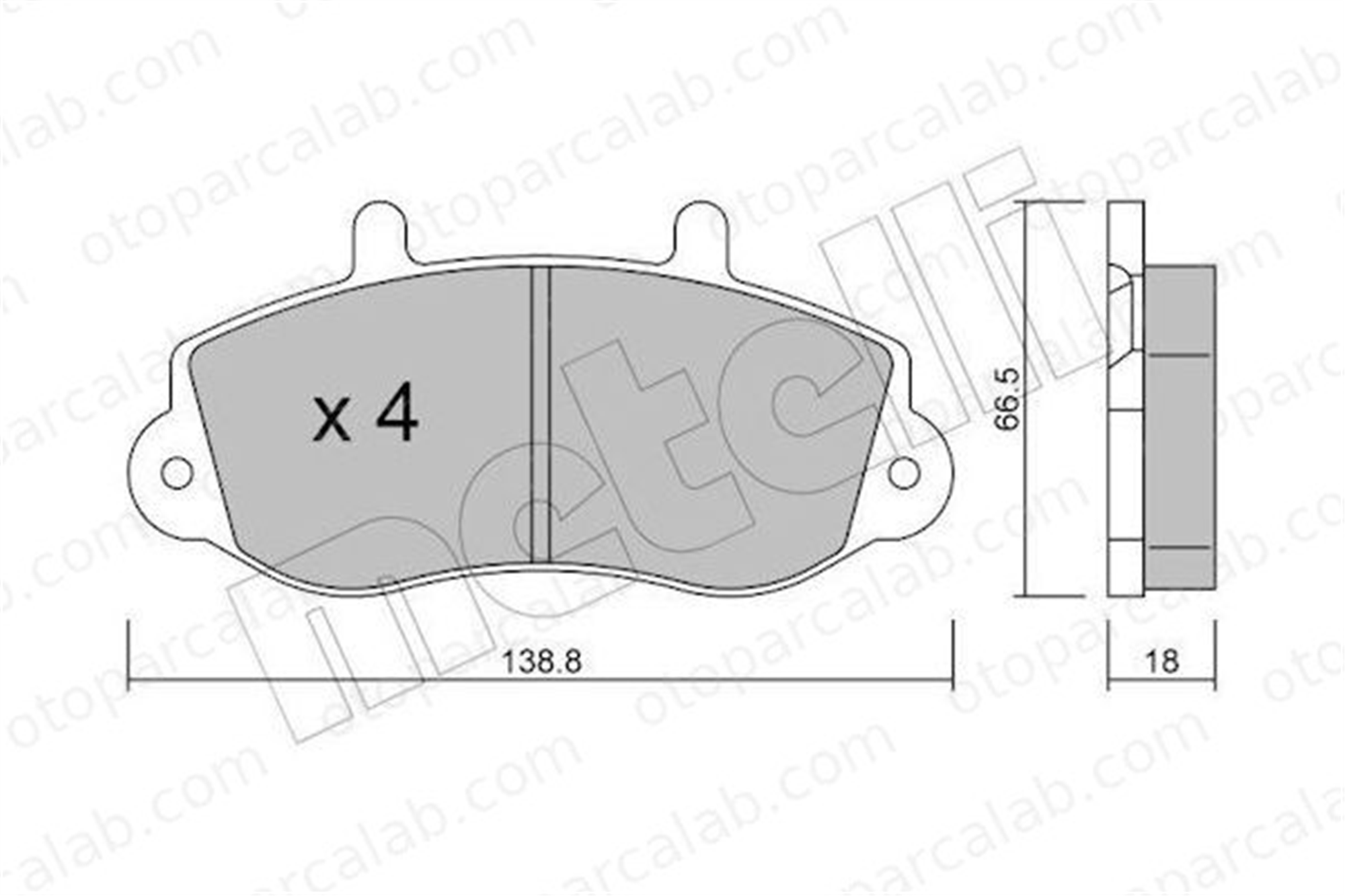 KALE BALATA 23302 175 04 ANS Fren Disk Balata Ön OPEL MOVANO A Minibüs/Otobüs MOVANO A Panelvan/Van 7701205294 4501150