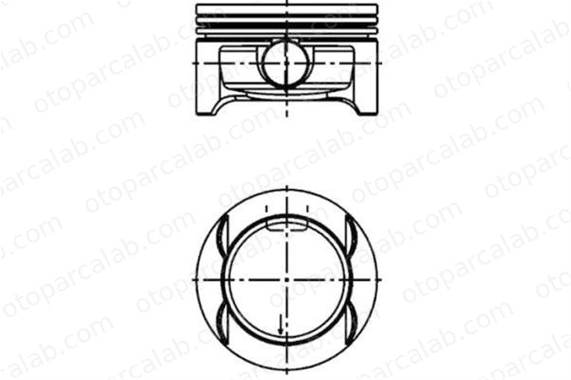 KING PISTON 17-3010143 Piston (73.40MM-0.50) OPEL AGILA CORSA D 624064 55558183