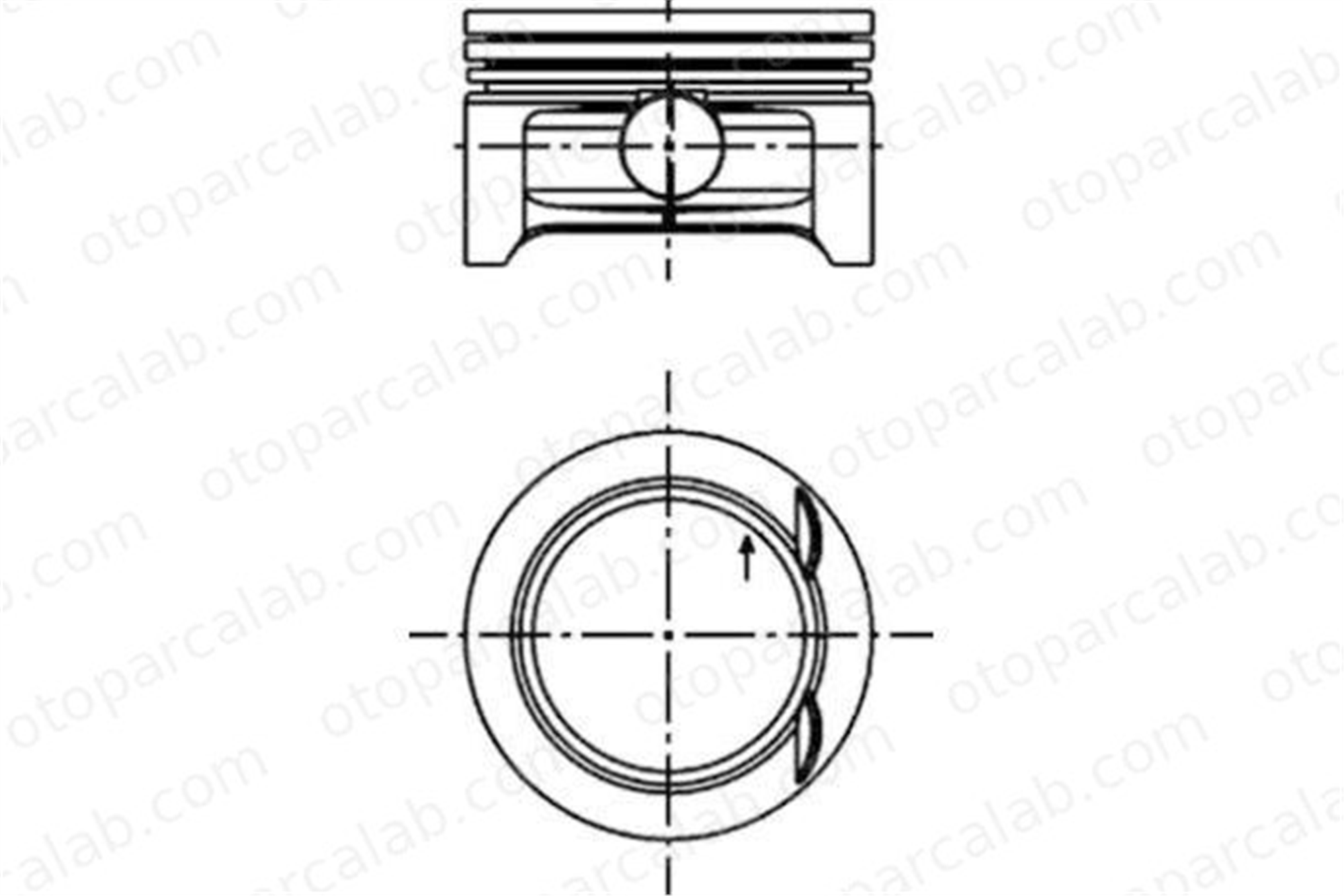 KING PISTON 17-3010190 Piston (72.50MM-STD) OPEL AGILA 90571679 24402736