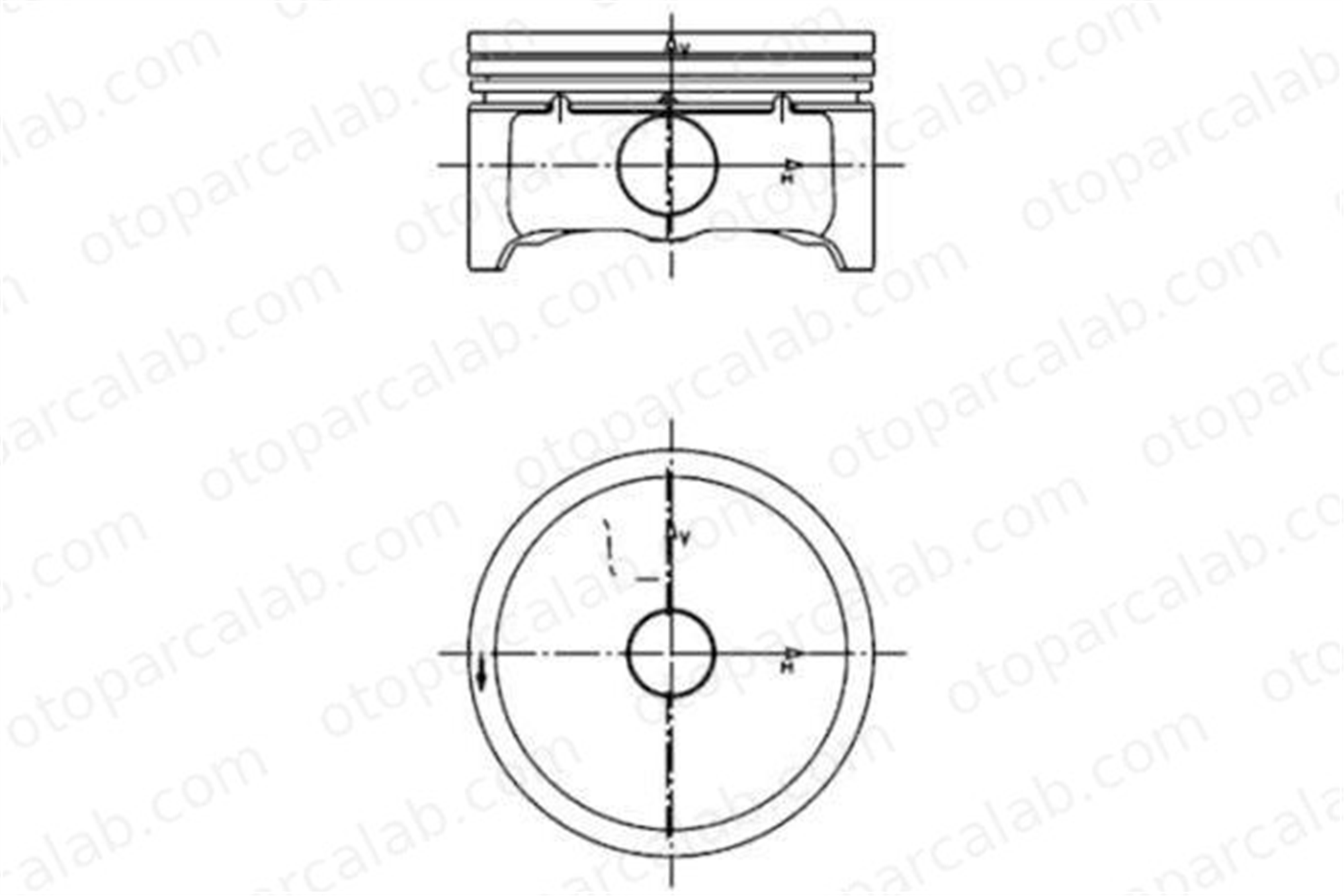 KING PISTON 18-2510313 Piston (87.50MM-0.50) MAZDA 6 Hatchback 6 Sedan 8772759050 1S7G6110DF1