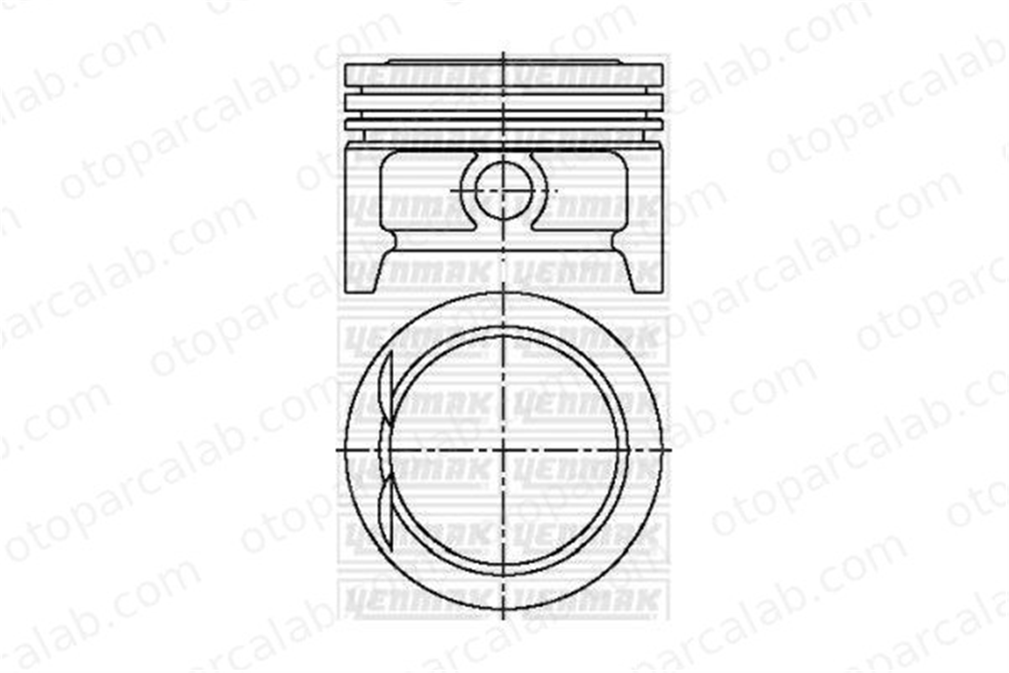 KING PISTON 18-3010773 Piston (77.60MM-0.50) OPEL TIGRA ASTRA F 5623045 90470219
