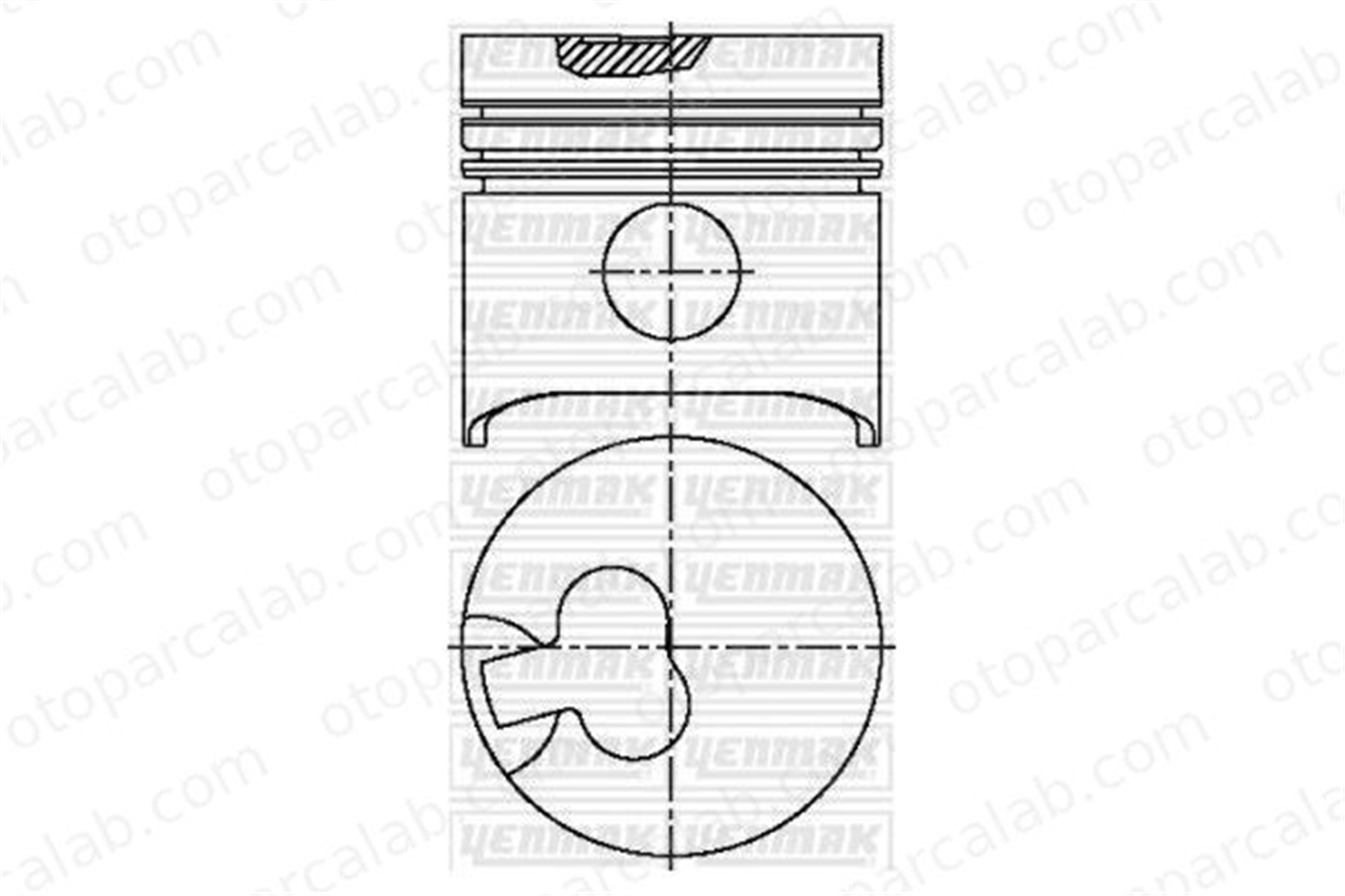 KING PISTON 18-3050900 Piston (80.00MM-STD) OPEL KADETT D ASCONA C 623804 623021