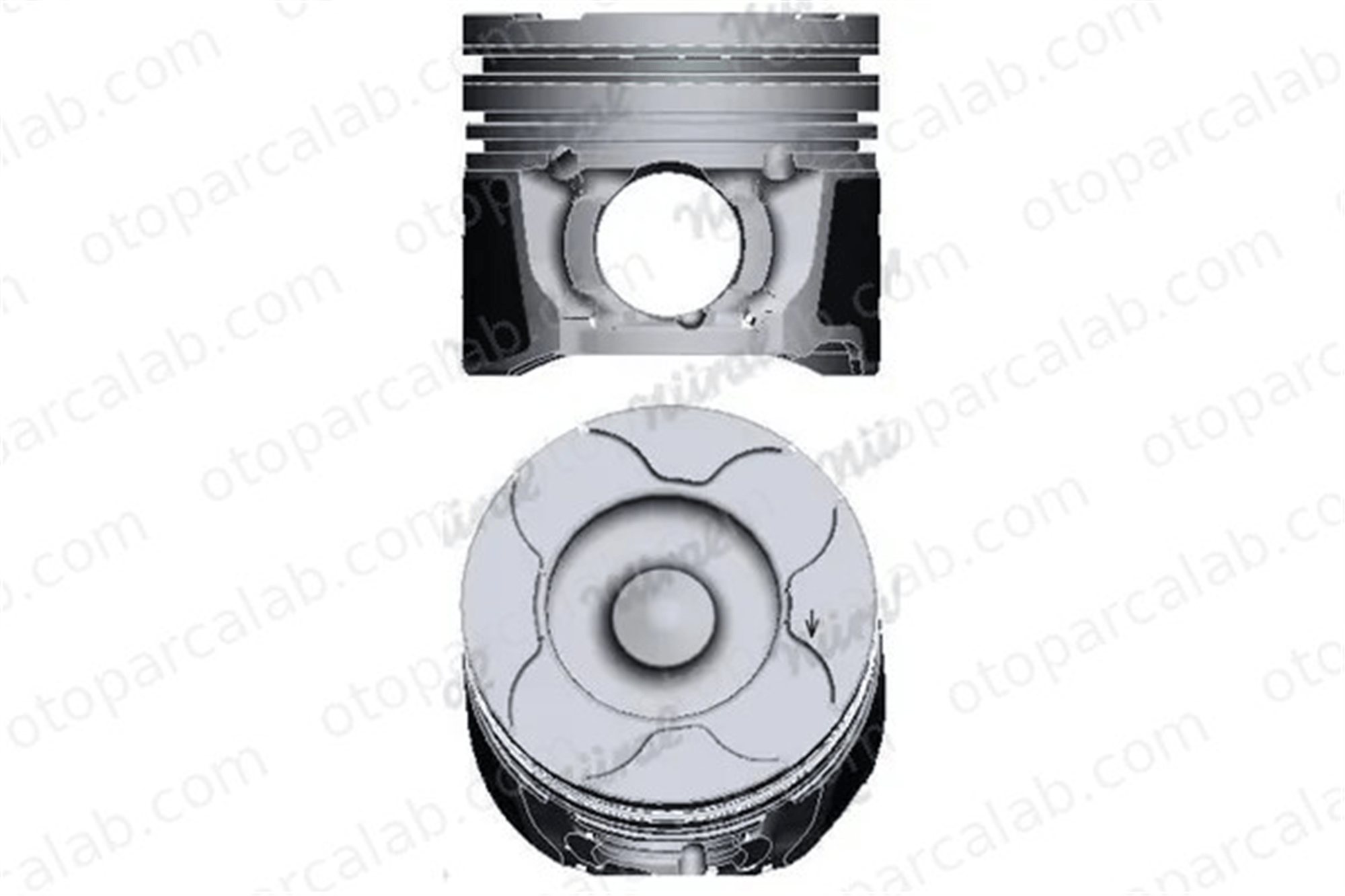 KING PISTON 18-3082552-20 Piston (69.60MM-0.40) (0.20MM KISA) OPEL ASTRA G Hatchback ASTRA G Kombi van 55197996 623590