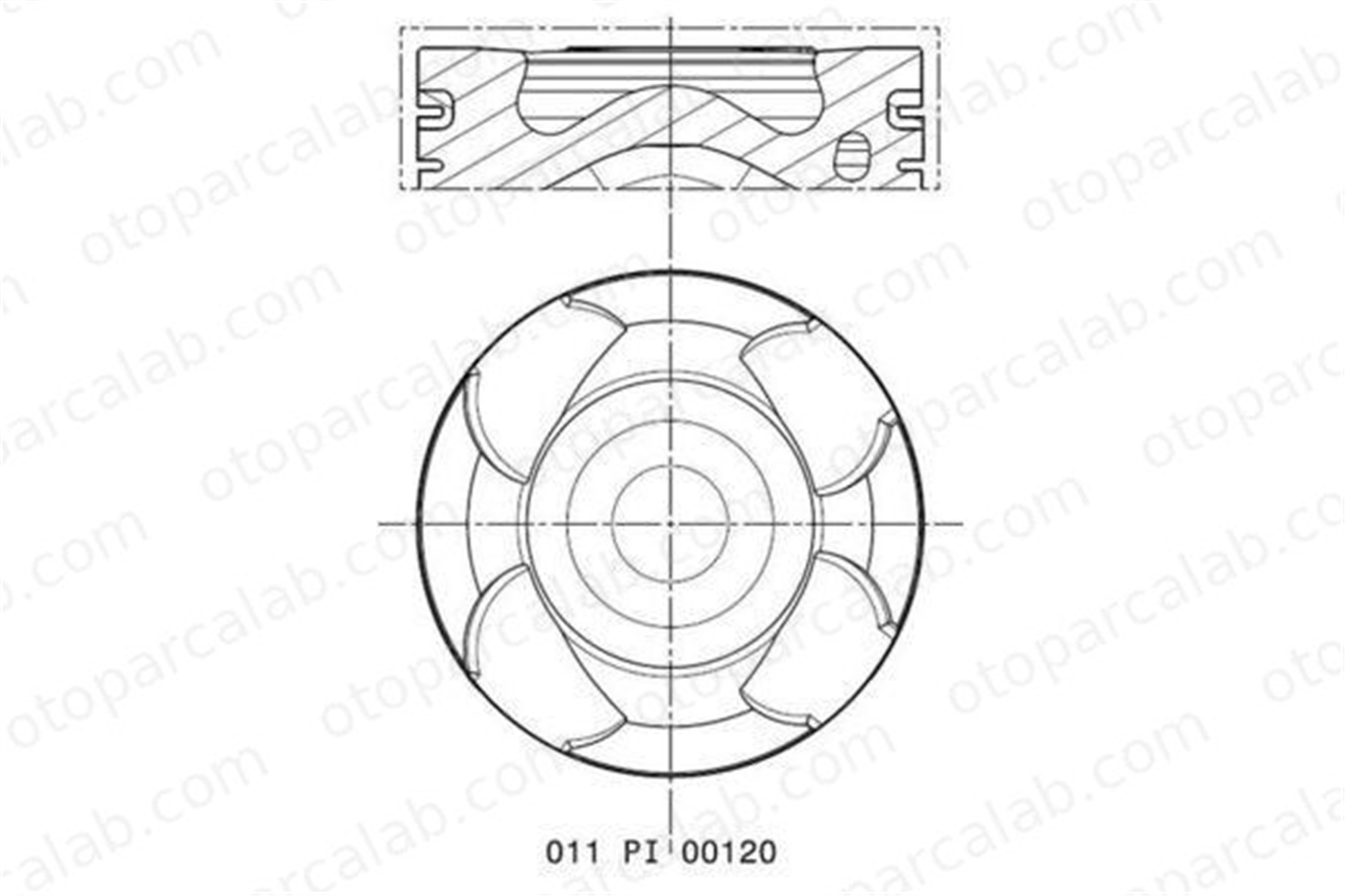 KING PISTON 18-3092320 Piston (79.70MM-STD) OPEL ASTRA K ASTRA K Sports Tourer 625083 55577552