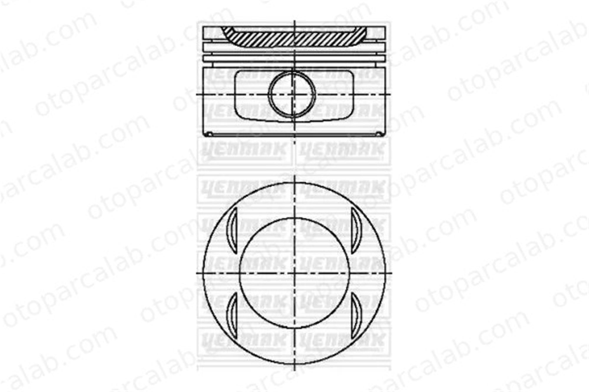 KING PISTON 18-7510870 Piston (86.00MM-STD) PEUGEOT 306 306 Break 62881 628A7