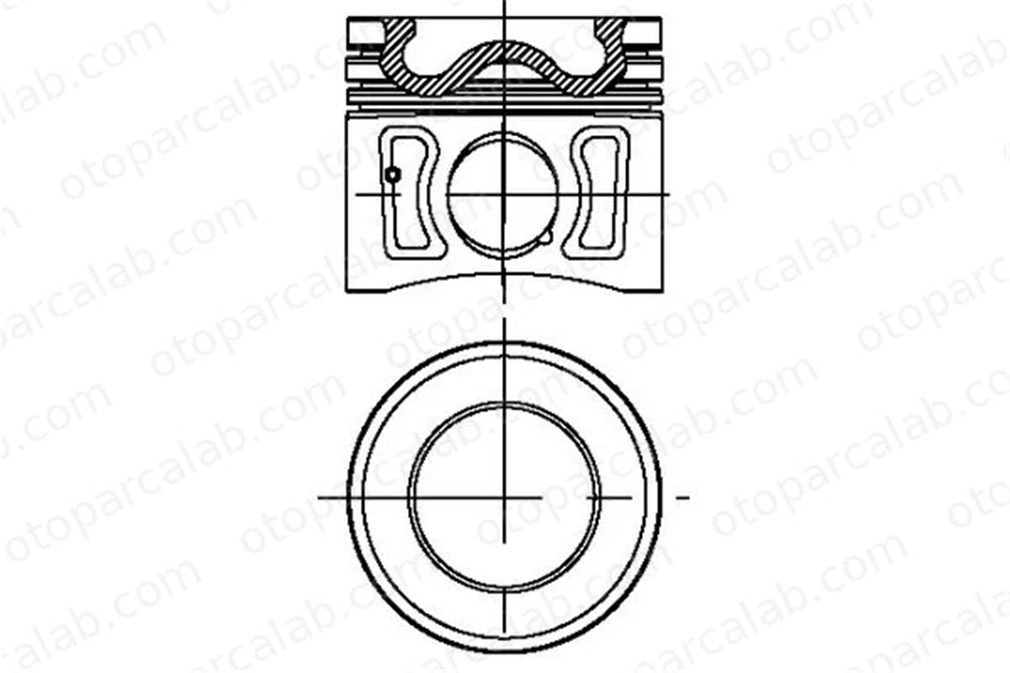 KING PISTON 18-7592950 Piston (86.01MM-STD) FORD TRANSIT V363 Panelvan/Van TRANSIT V363 Platform şasi BK2Q6105EAA 9800484180