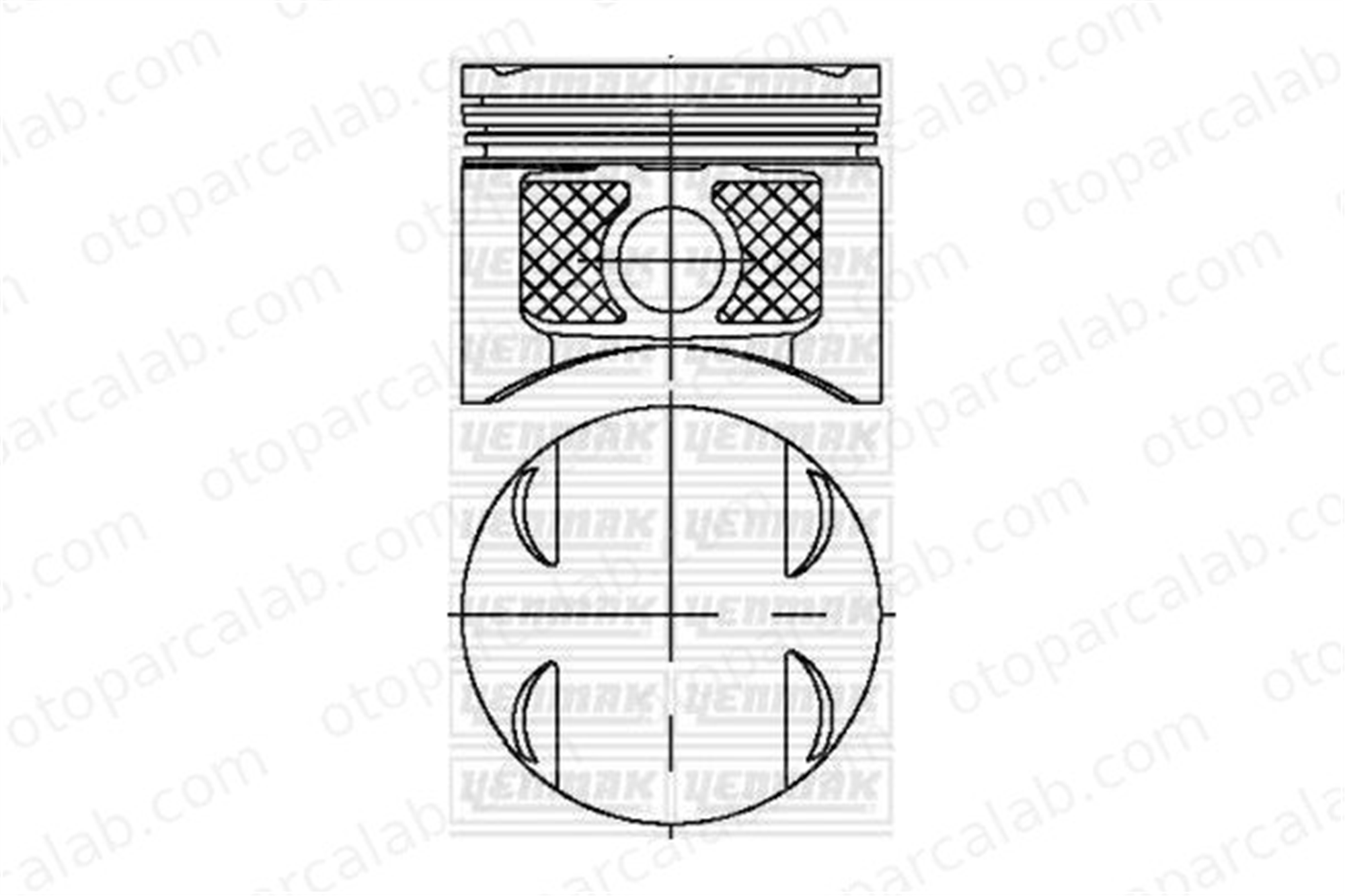 KING PISTON 18-8010690 Piston (79.50MM-STD) RENAULT CLIO II MEGANE II 7701474905 7701474903