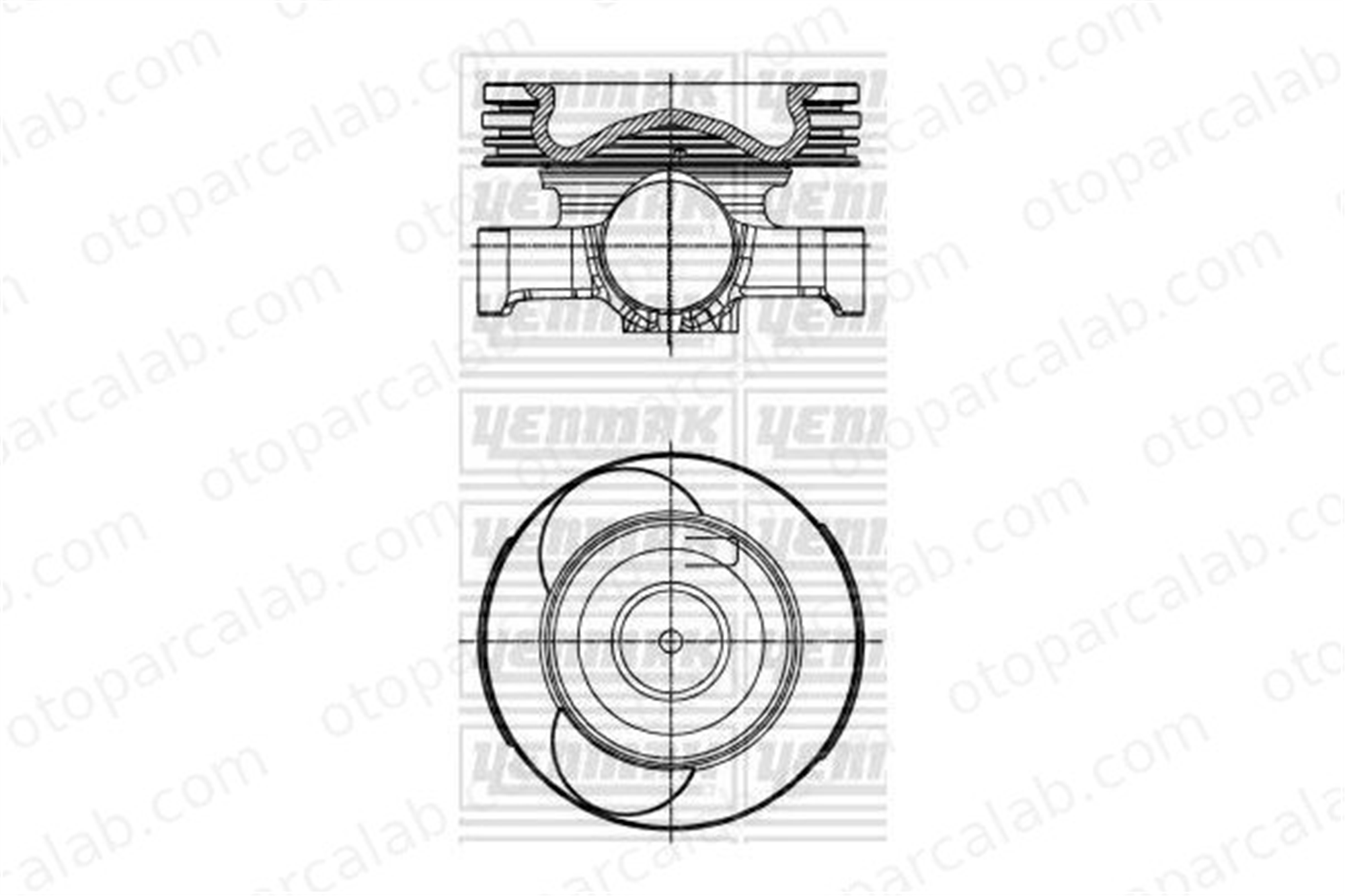 KING PISTON 18-8050840 Piston (76.00MM-STD) MERCEDES-BENZ CITAN Kasa/büyük limuzin CITAN MPV 120101511R 120101700R