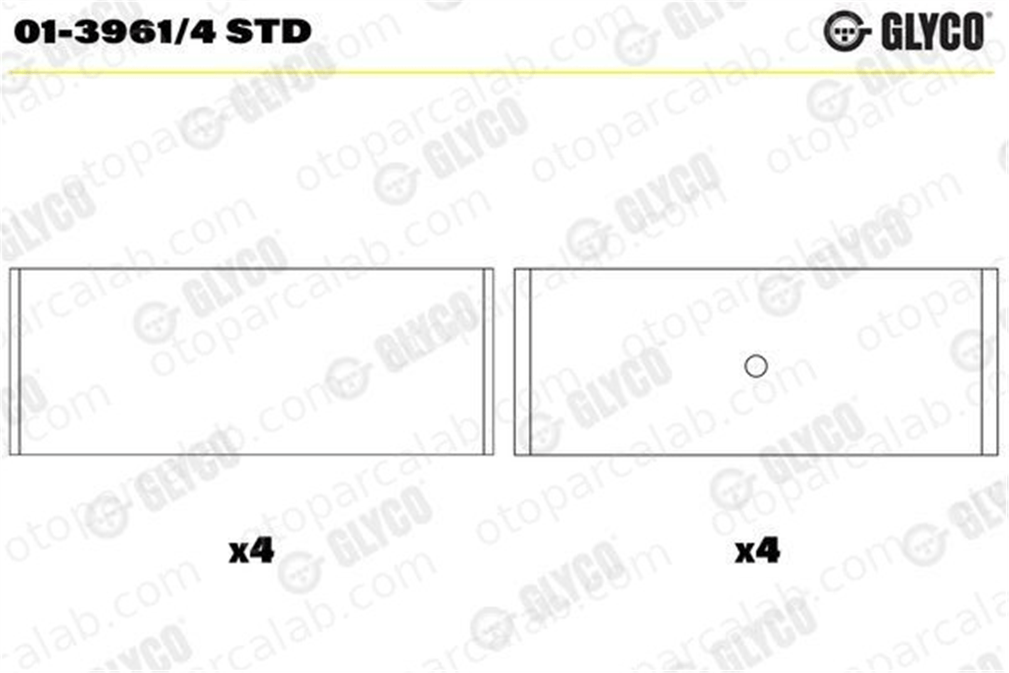 KOLBENSCHMIDT 37008600 Kol Yatak (STD) MERCEDES-BENZ B-SERISI Sports Tourer A-SERISI 77552600 2660300060