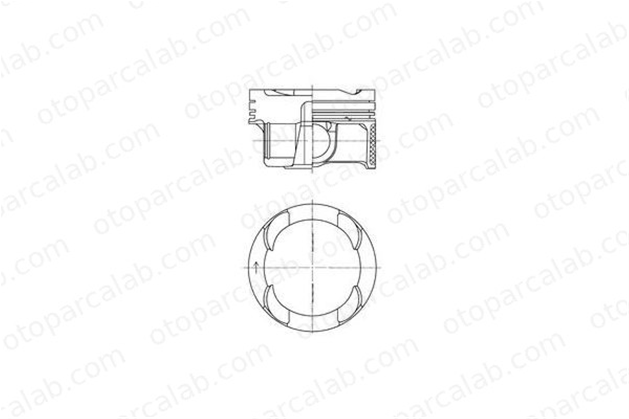 KOLBENSCHMIDT 42100600 Piston BMW 5 3 11259468869 11258618503
