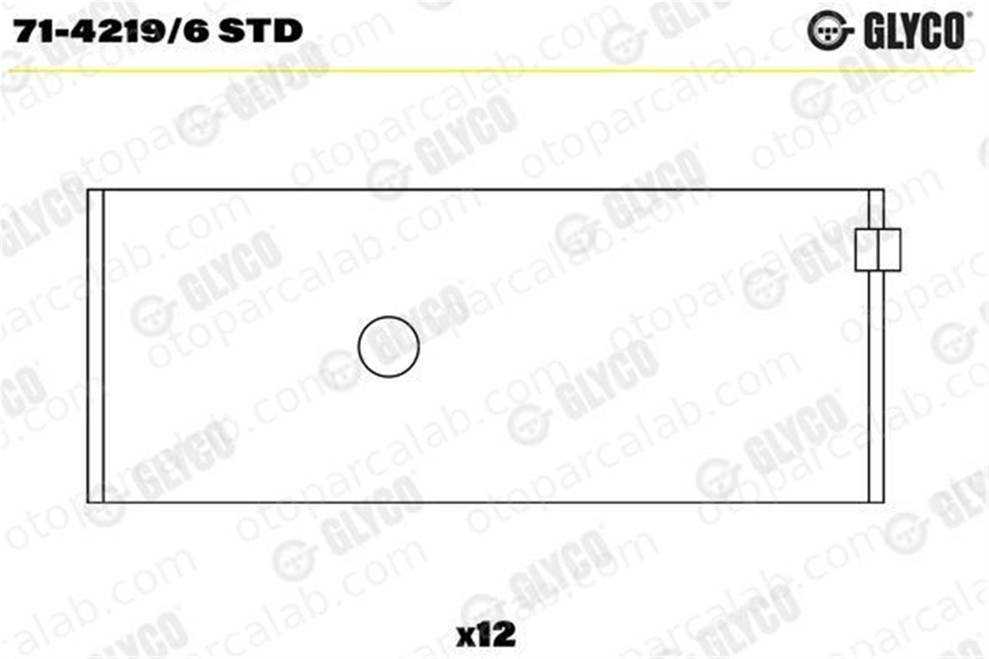 KOLBENSCHMIDT 87428600 Kol Yatak (STD) MERCEDES-BENZ LK/LN2 NG 77749600 661915CPSTD