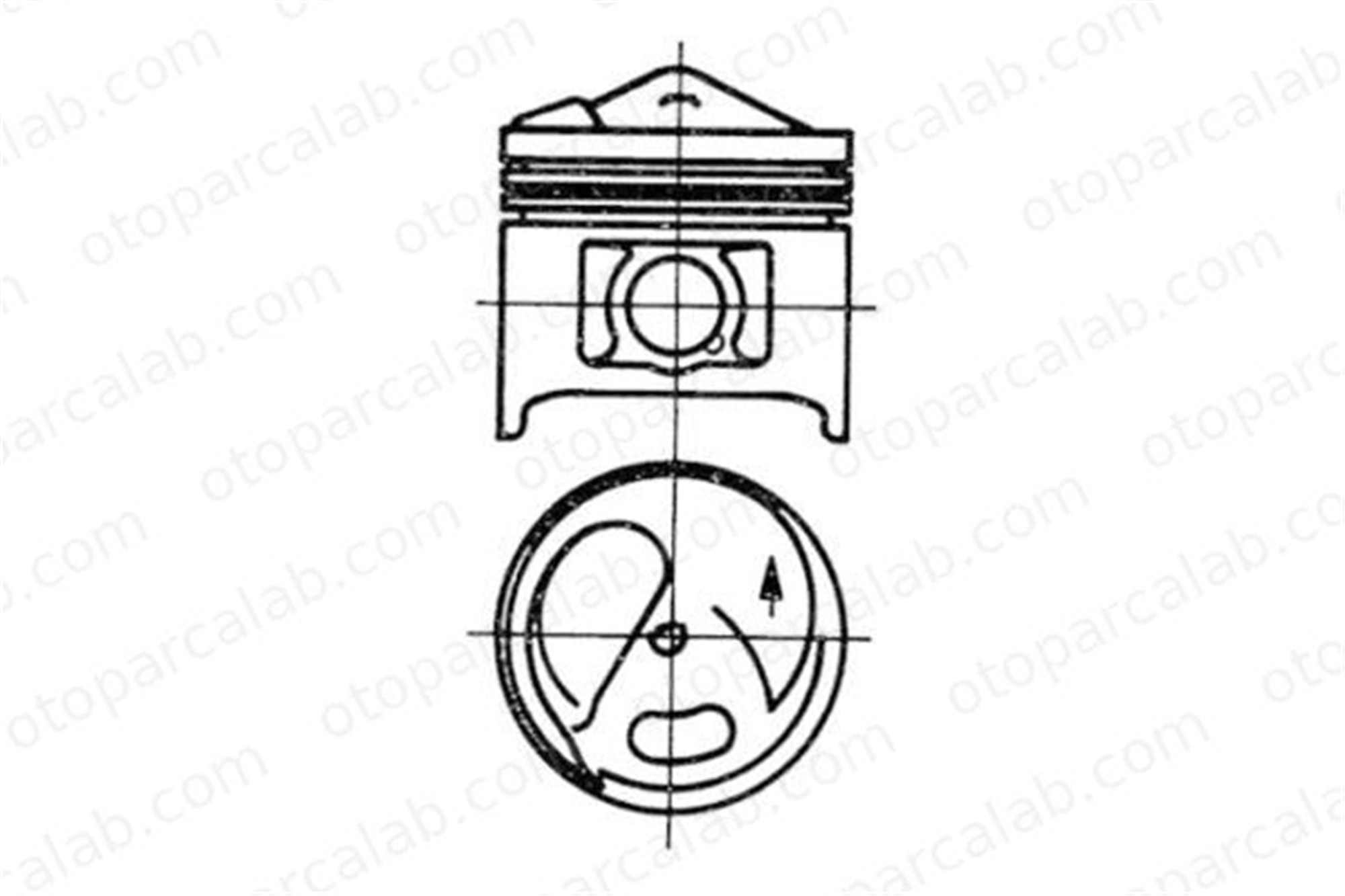 KOLBENSCHMIDT 93582600 Piston (86.00MM-STD) MERCEDES-BENZ S-SERISI 123 Coupe 1100301317 1100302718