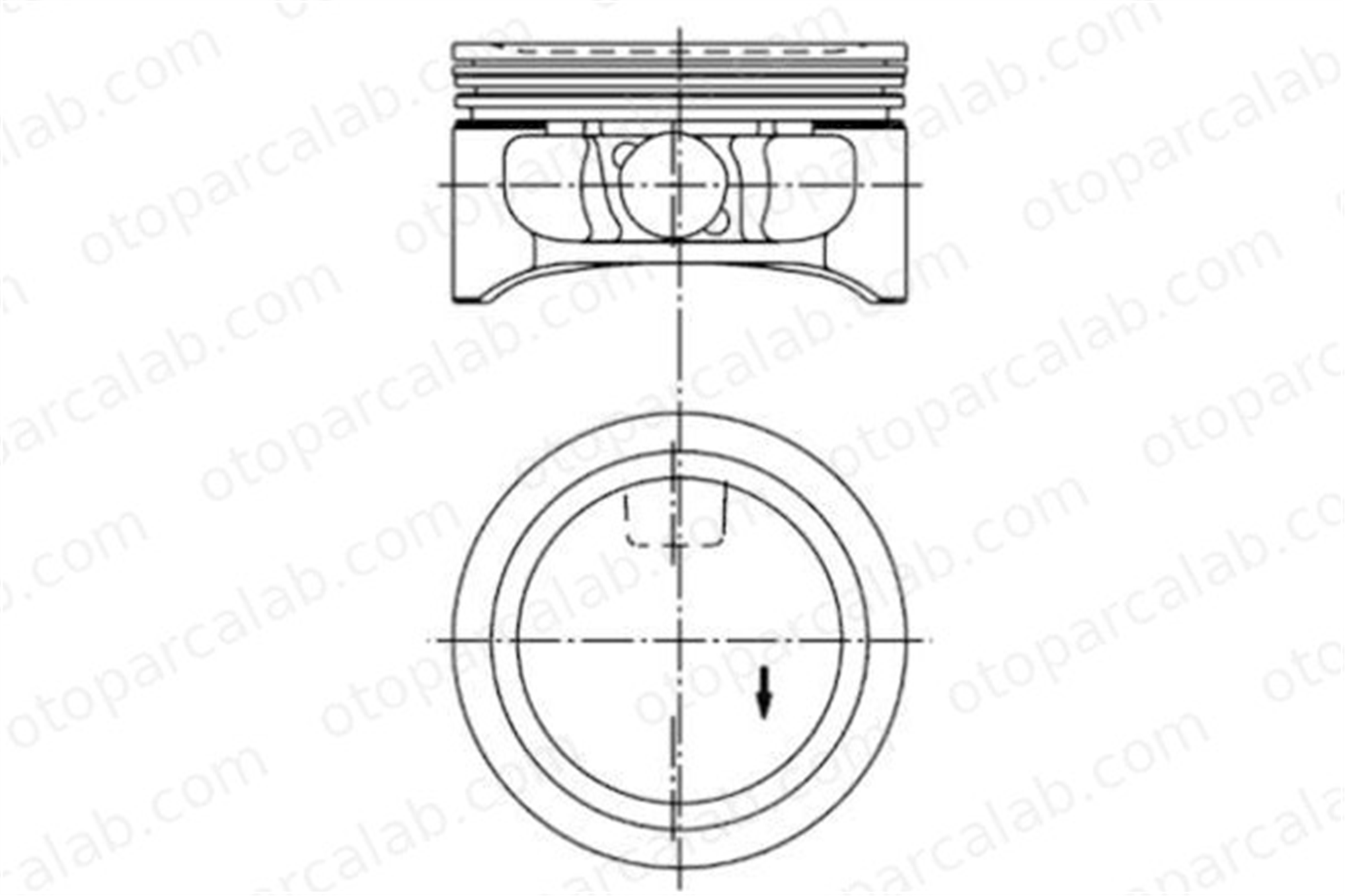 KOLBENSCHMIDT 94912600 Piston (86.00MM-STD) OPEL ASTRA G Cabrio ASTRA G Coupe 94912600 9200281