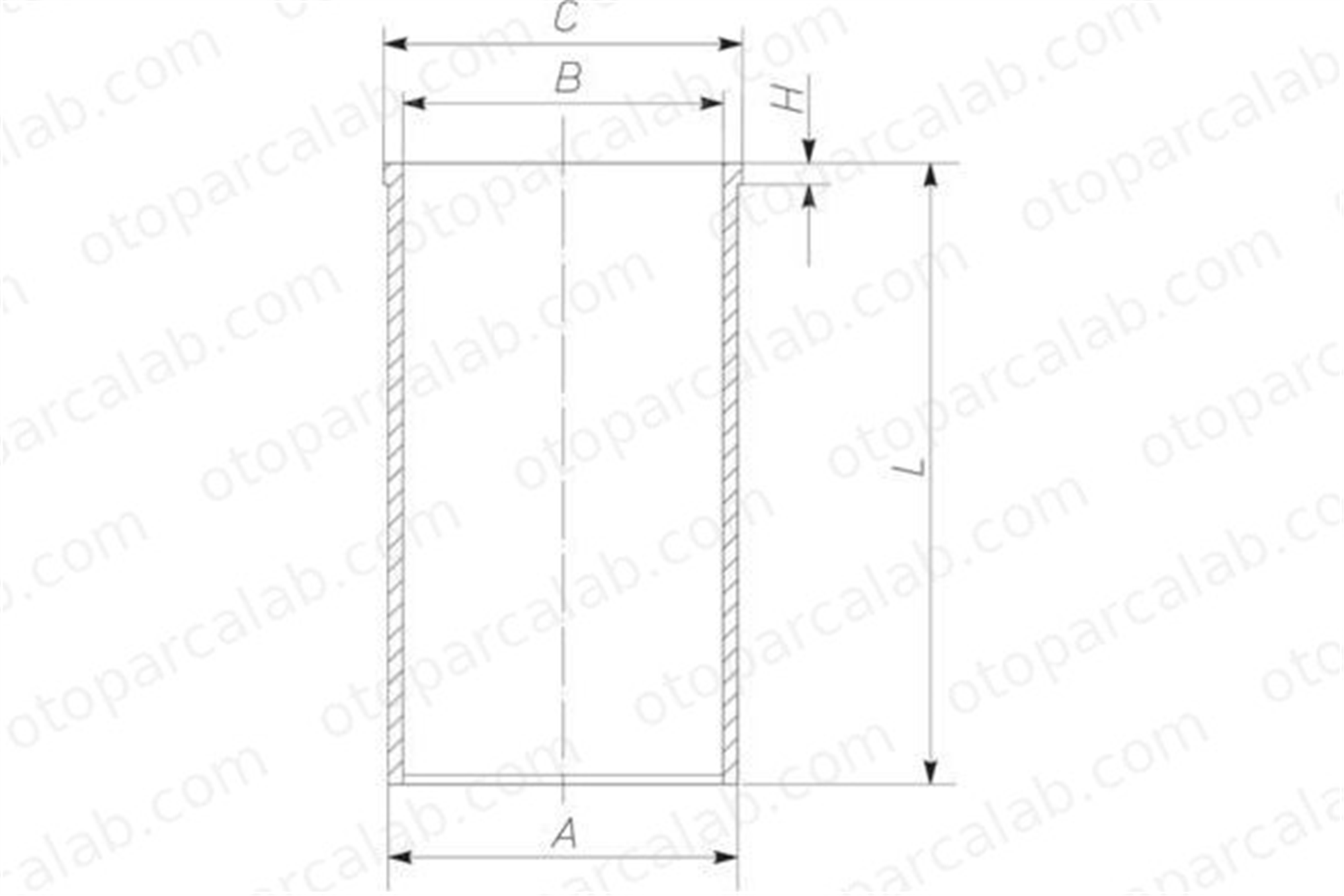 KONEKS 129600 Gömlek (80.00MM-STD) PEUGEOT 205 II 205 Kasa/eğik arka 039WV23 89316190