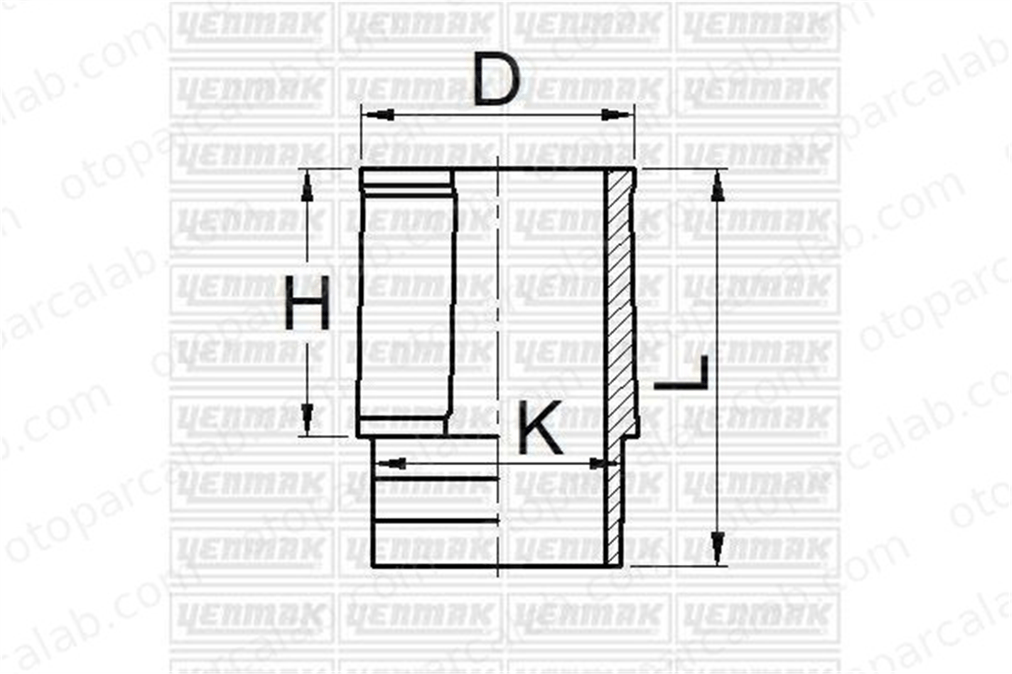 KONEKS 129701 Gömlek (83.00MM-STD) CITROËN BX BX Break 5881000 9410198780