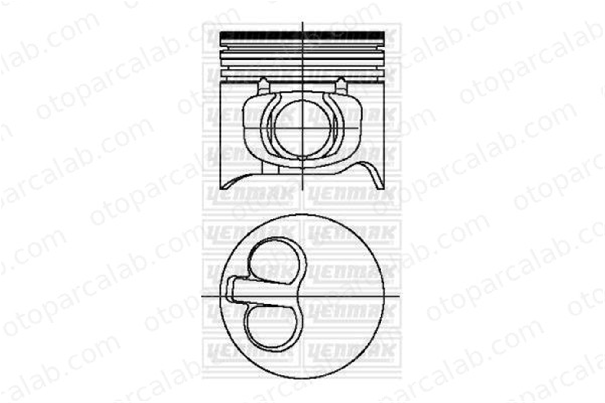 KONEKS 209872 Piston (94.40MM-0.60) IVECO DAILY II Panelvan/Van DAILY II Platform şasi 3693060 2992037