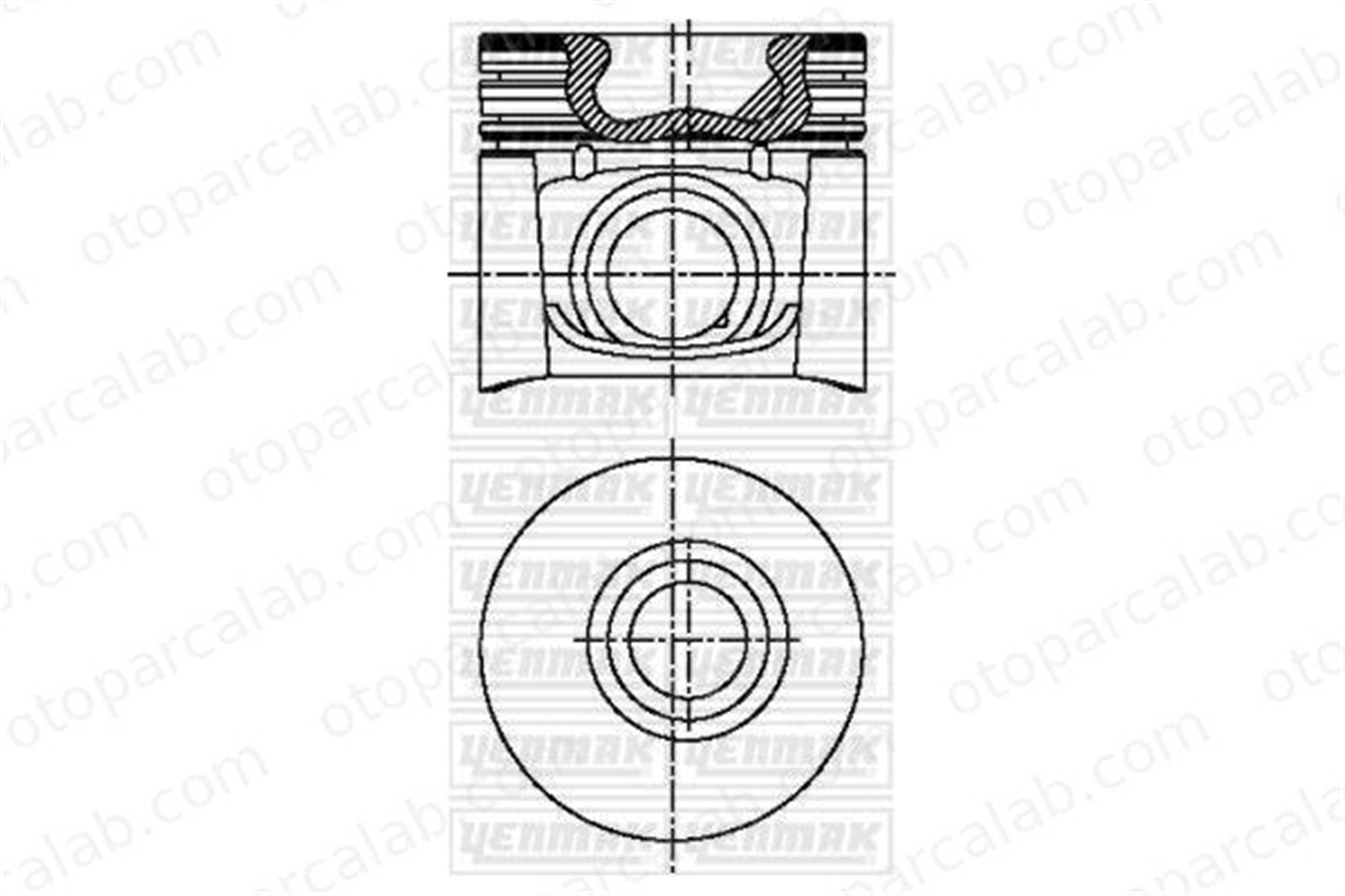 KONEKS 209964 Piston (94.40MM-0.60) IVECO DAILY III Panelvan/Van DAILY III Platform şasi 628P9 628R0
