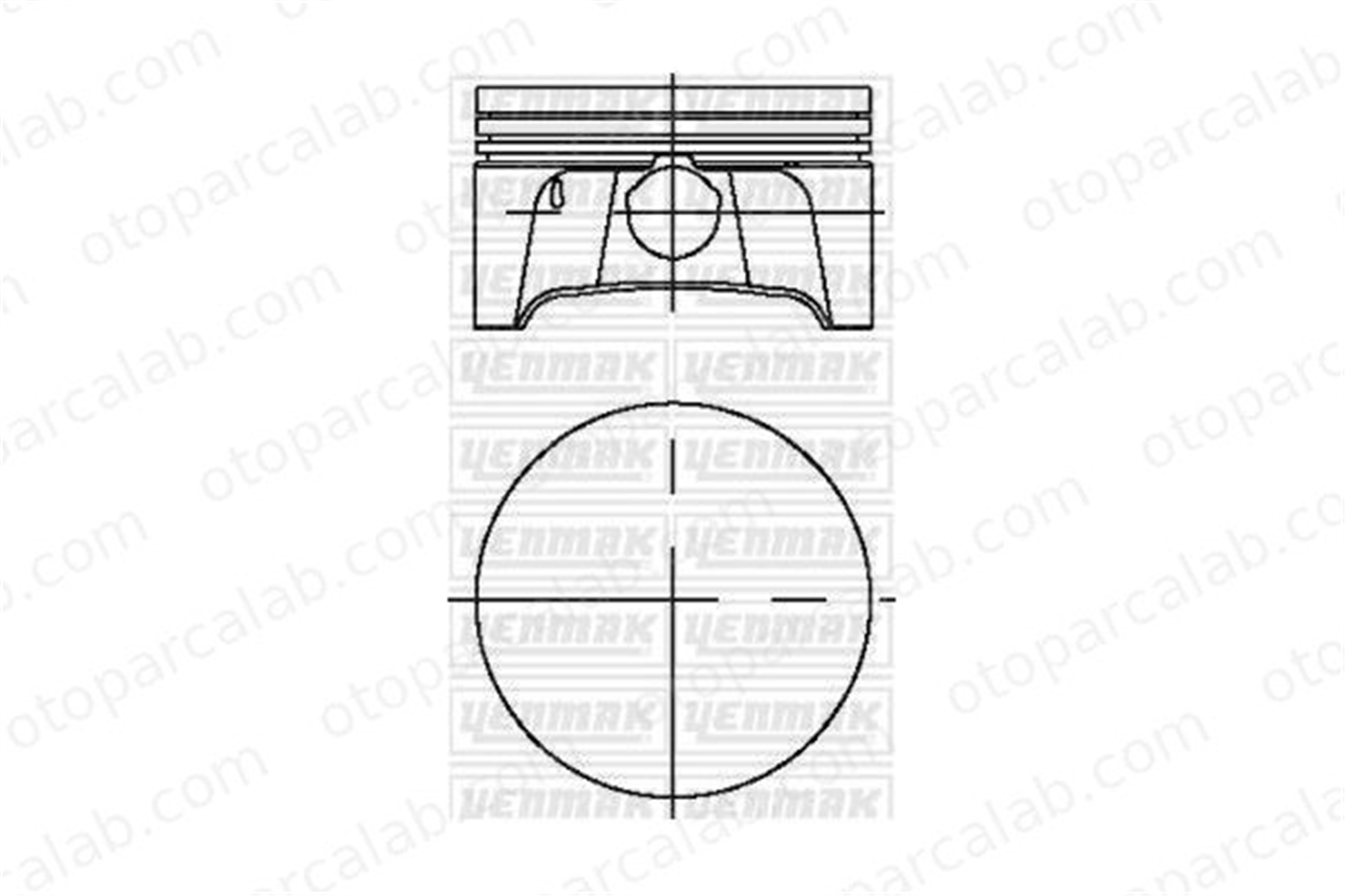 KONEKS 210932 Piston (79.50MM-0.50) FORD C-MAX COURIER Pick-up 4259-050