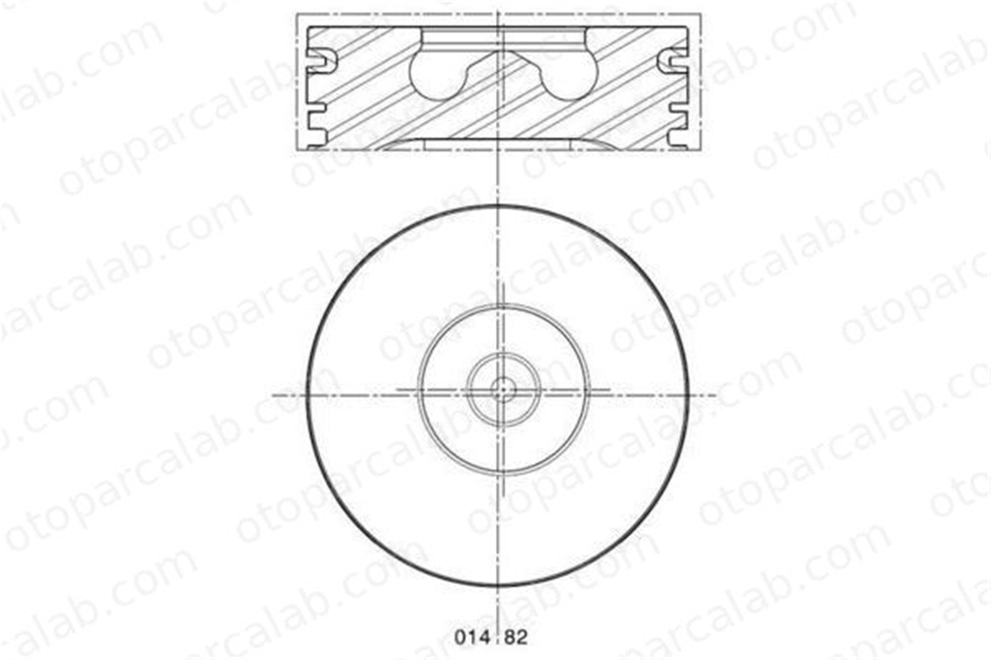 KONEKS 211221 Piston (93.67MM-0.60) FORD TRANSIT Minibüs/Otobüs TRANSIT Panelvan/Van 8770858065 6730606