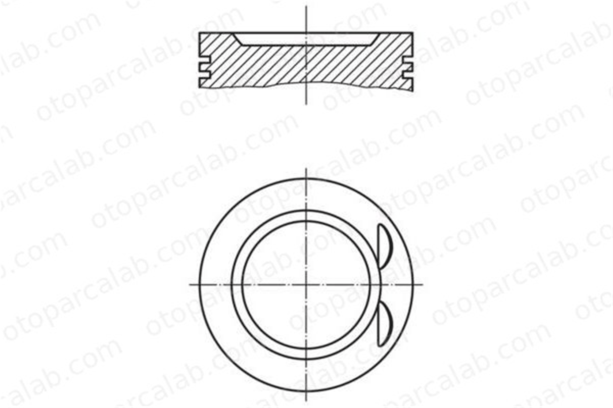 KONEKS 226342 Piston (86.00MM-0.50) OPEL ASTRA F ASTRA F Hatchback 87716650 624229