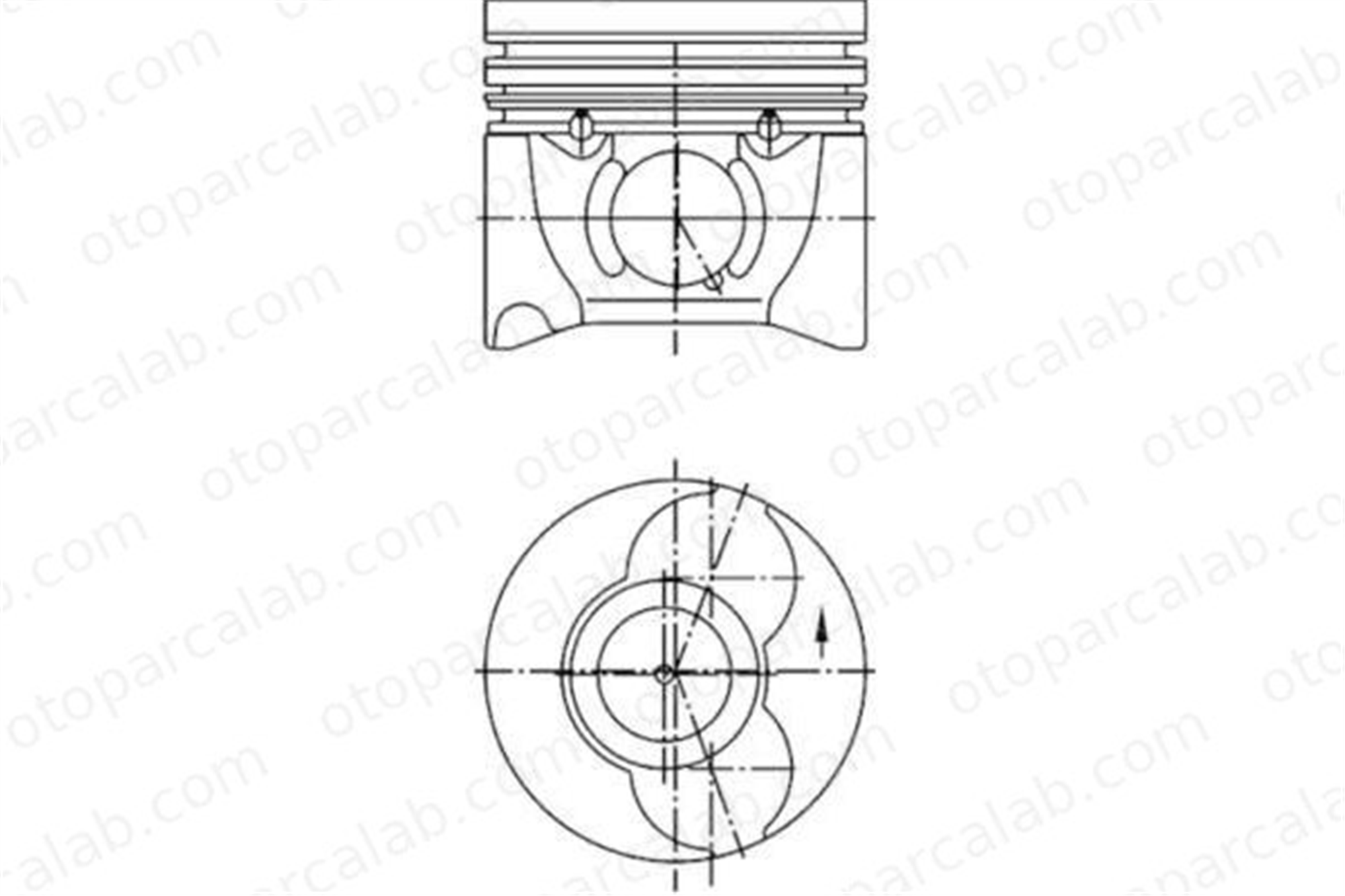 KONEKS 229940 Piston (85.00MM-STD) CITROËN JUMPER Minibüs/Otobüs JUMPER Panelvan/Van 628P0 0628.P0