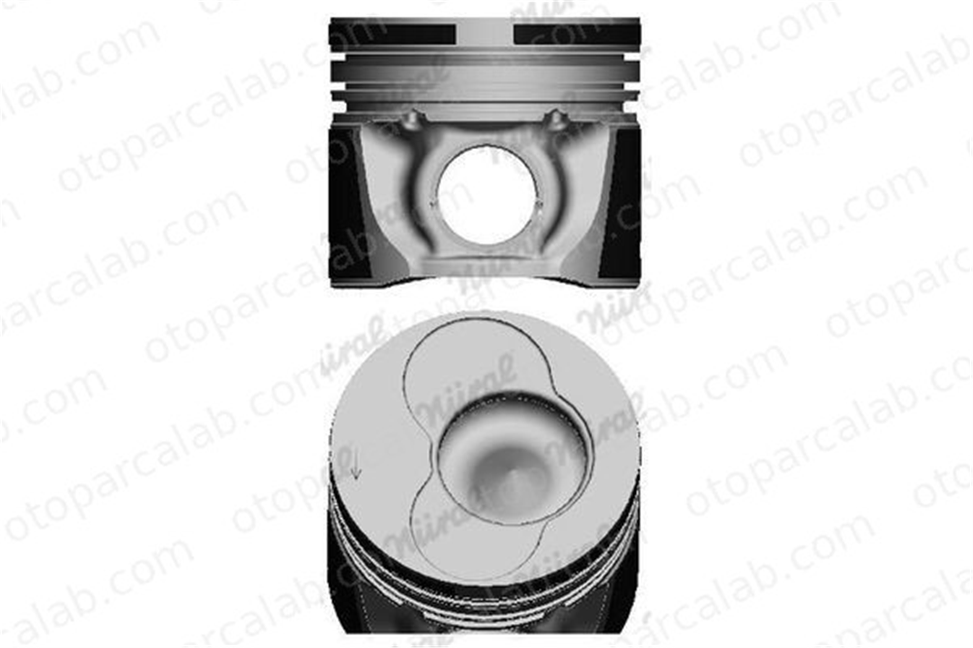 KONEKS 239152-01/02 Piston VW POLO SEAT CORDOBA 45107065AJ 45107065AN
