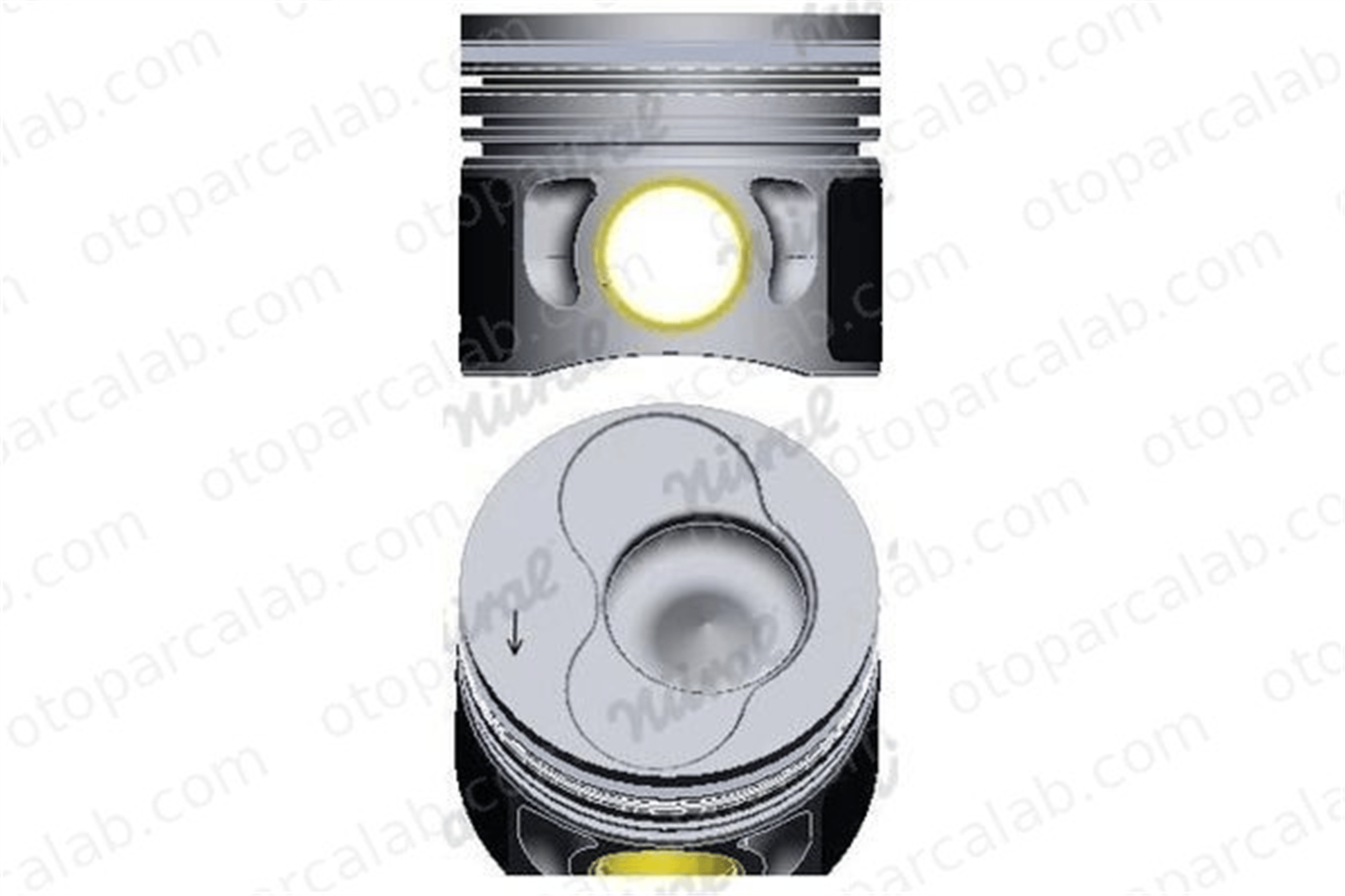 KONEKS 239582-01/02 Piston VW BORA I BORA Variant 38107065CH 38107065EL