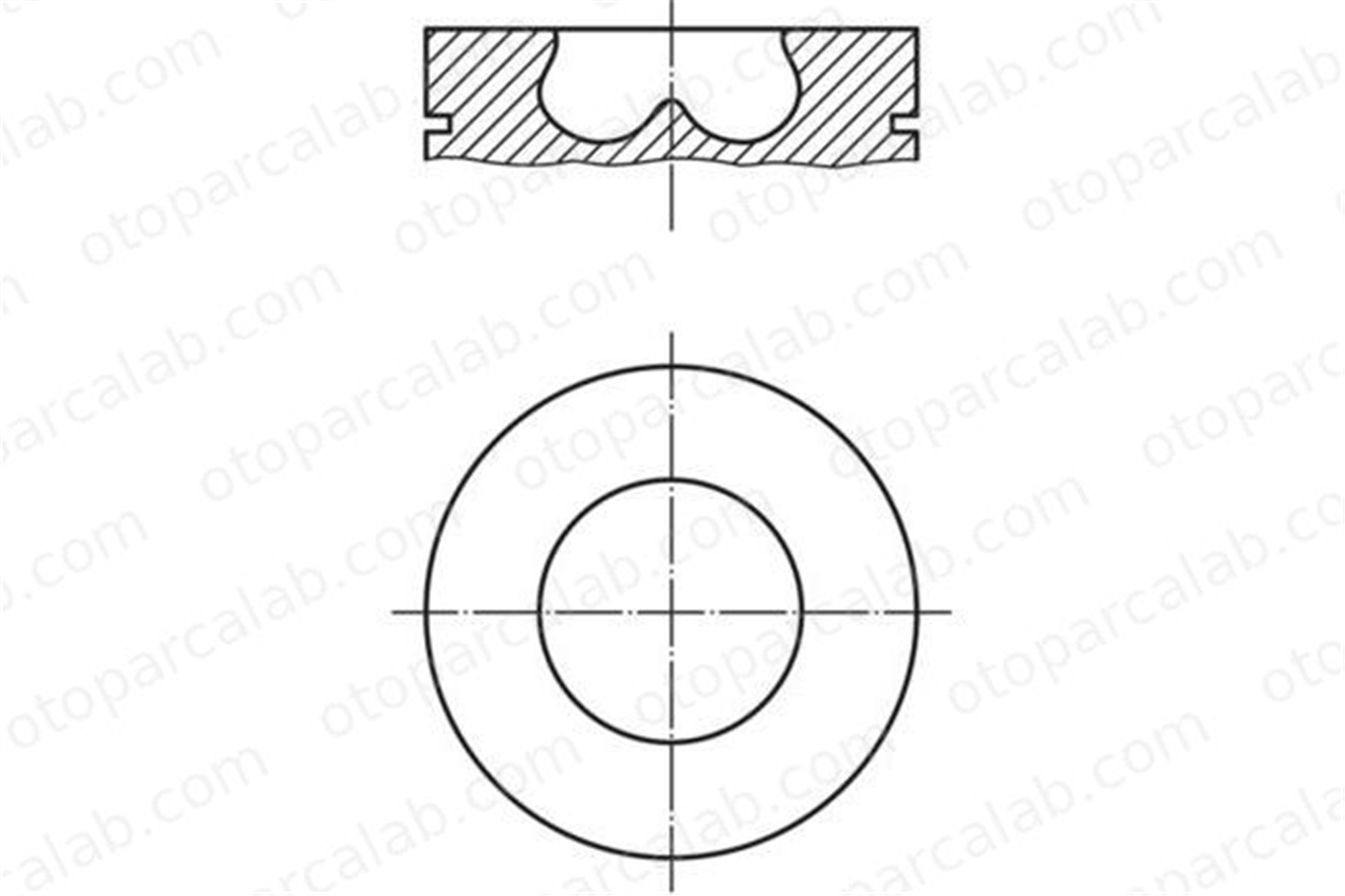 KONEKS 241172 Piston (89.90MM-0.50) FORD TRANSIT Minibüs/Otobüs TRANSIT Panelvan/Van 8770904 1369691