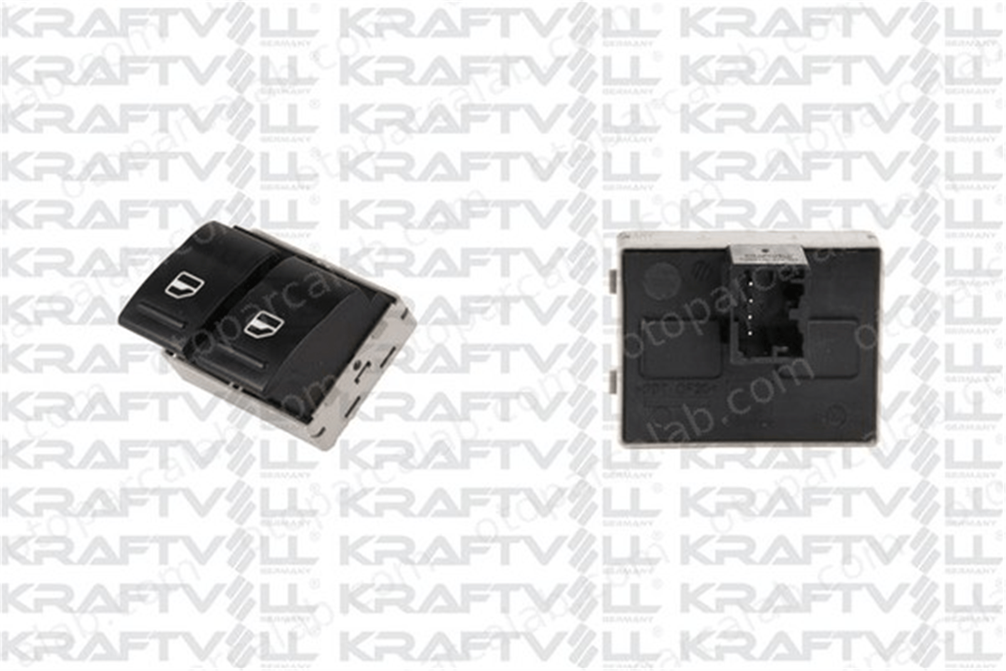 KRAFTVOLL 04050126 Cam Açma Düğmesi Ön Sol VW TRANSPORTER T5 Minibüs/Otobüs TRANSPORTER T5 Panelvan/Van 7E0959855A 7E0959855B