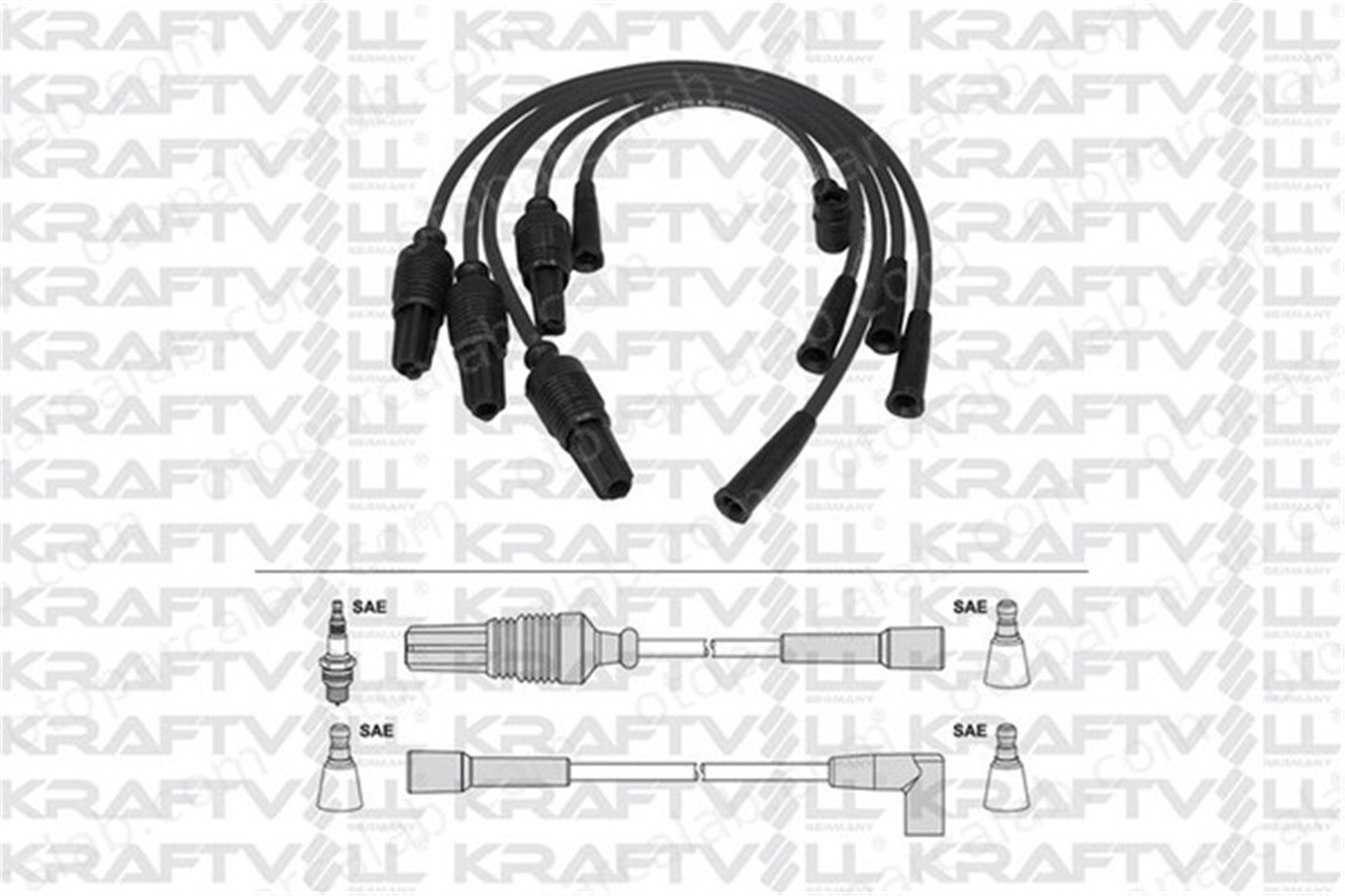 KRAFTVOLL 05070308 Buji Kablosu CITROËN AX BX 5967K6 5967C8