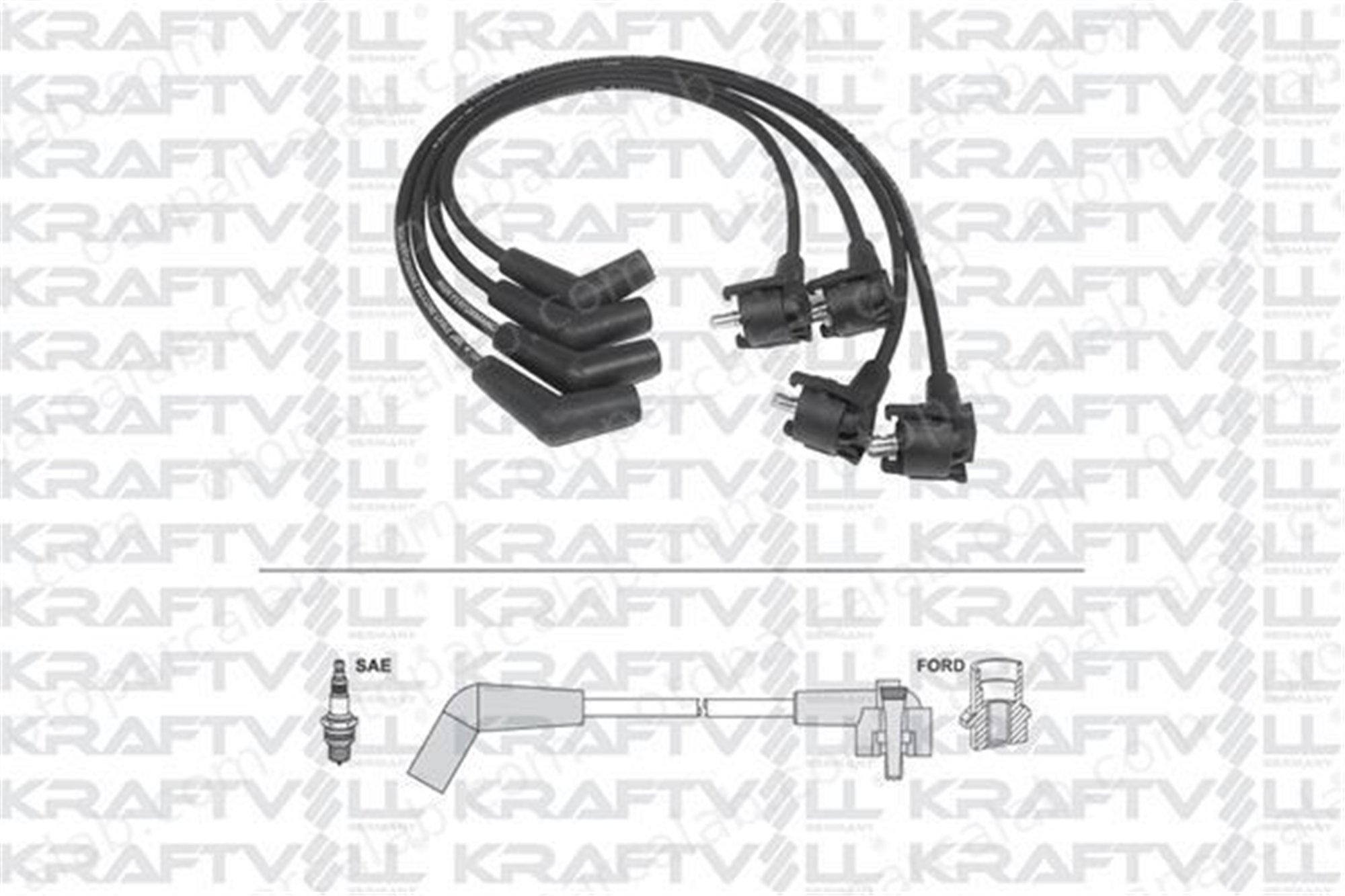 KRAFTVOLL 05070311 Buji Kablosu FORD KA 1018119 1018131