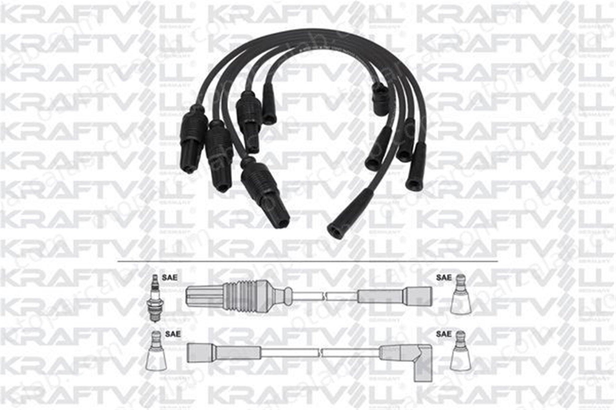 KRAFTVOLL 05070359 Buji Kablosu CITROËN AX BX 5967C8 5967K6