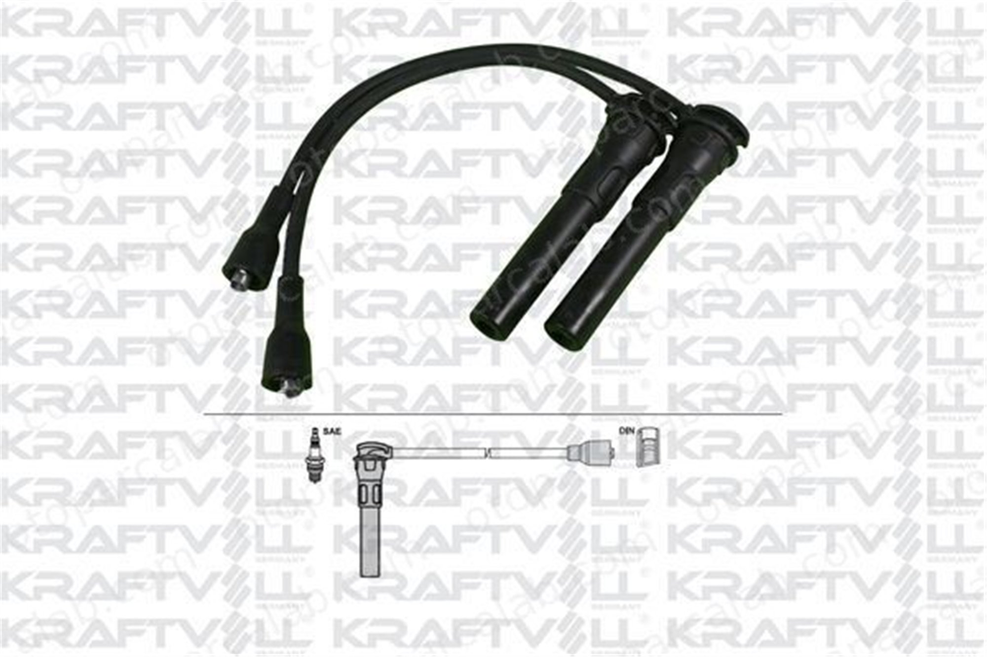 KRAFTVOLL 05070364 Buji Kablosu MG MG TF MG ZR NGC000040 GHT291