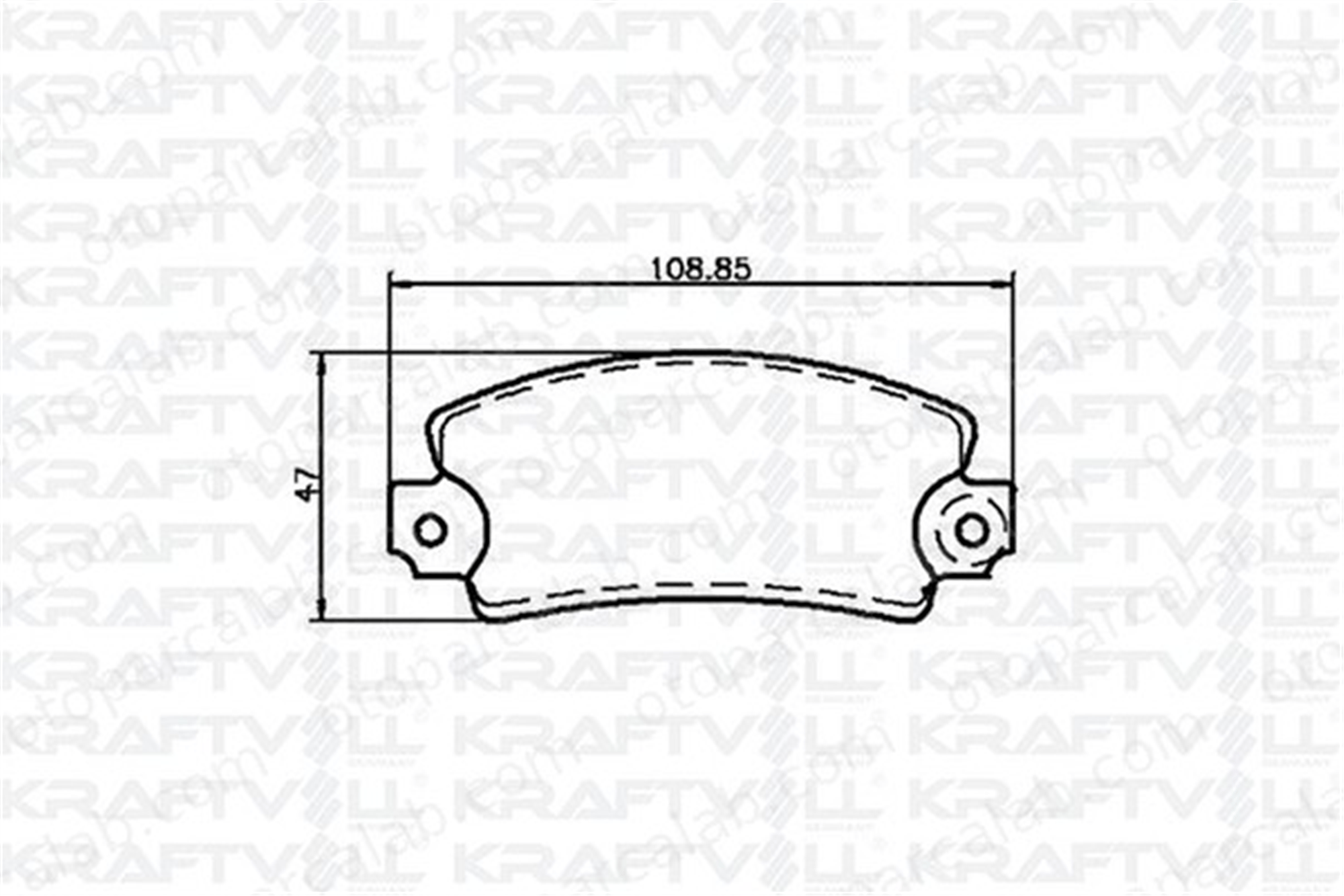 KRAFTVOLL 07010003 Fren Disk Balata Ön RENAULT 12 12 Variable 7701201095 7701201309