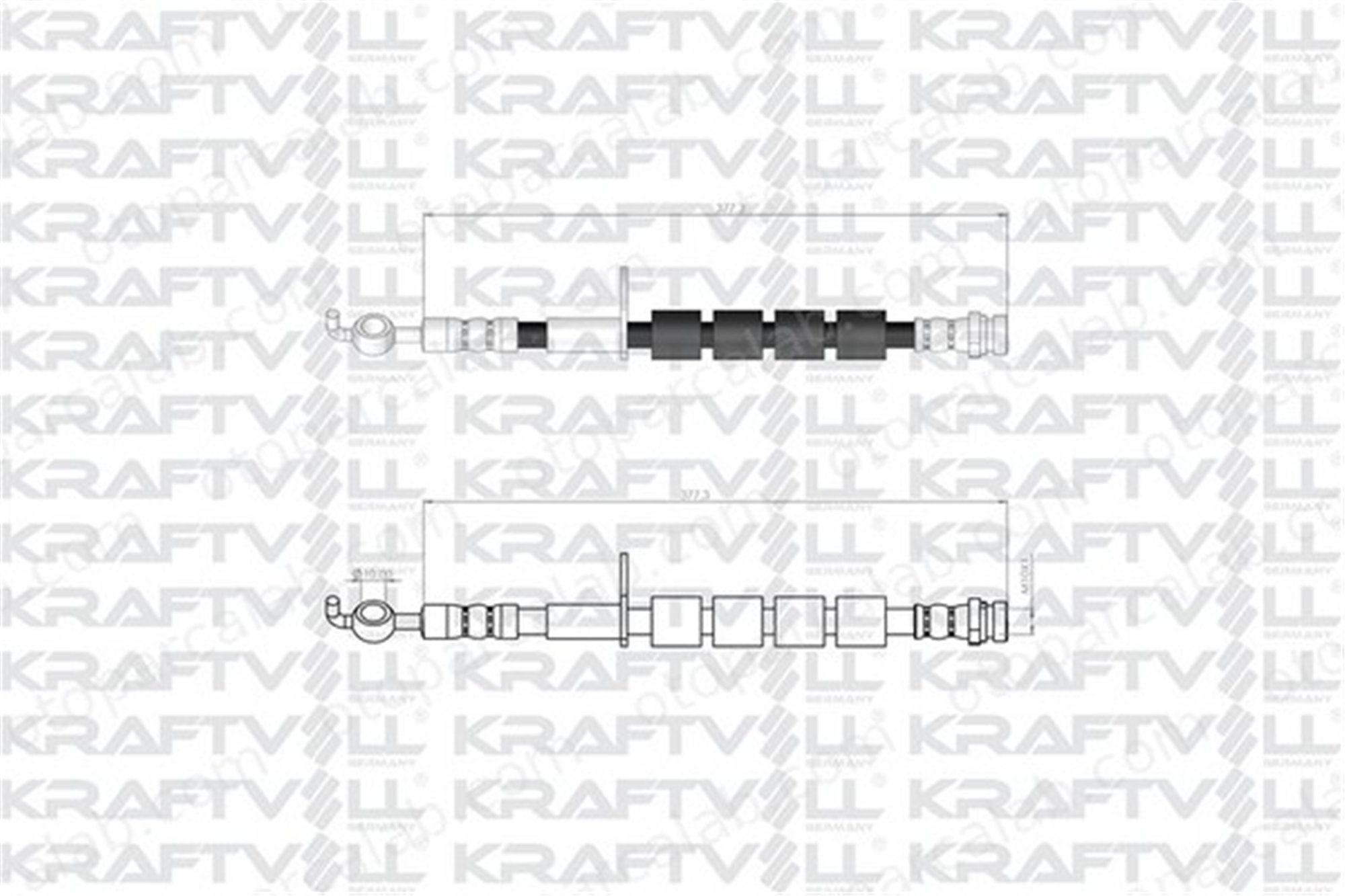 KRAFTVOLL 07080222 Fren Hortumu Ön Sağ FORD FIESTA VI B-MAX 104240 1514231