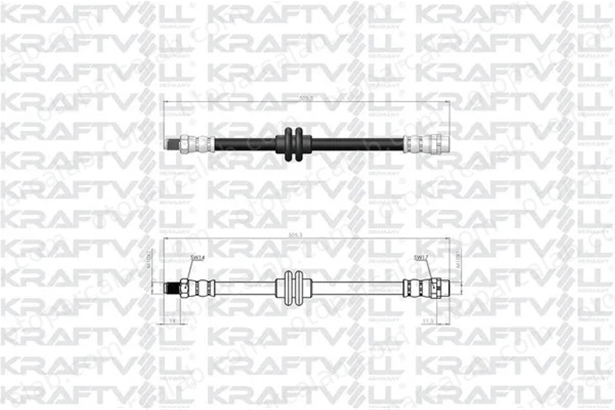 KRAFTVOLL 07080279 Fren Hortumu Ön Sağ veya Sol BMW X5 34301166118 488E469E11