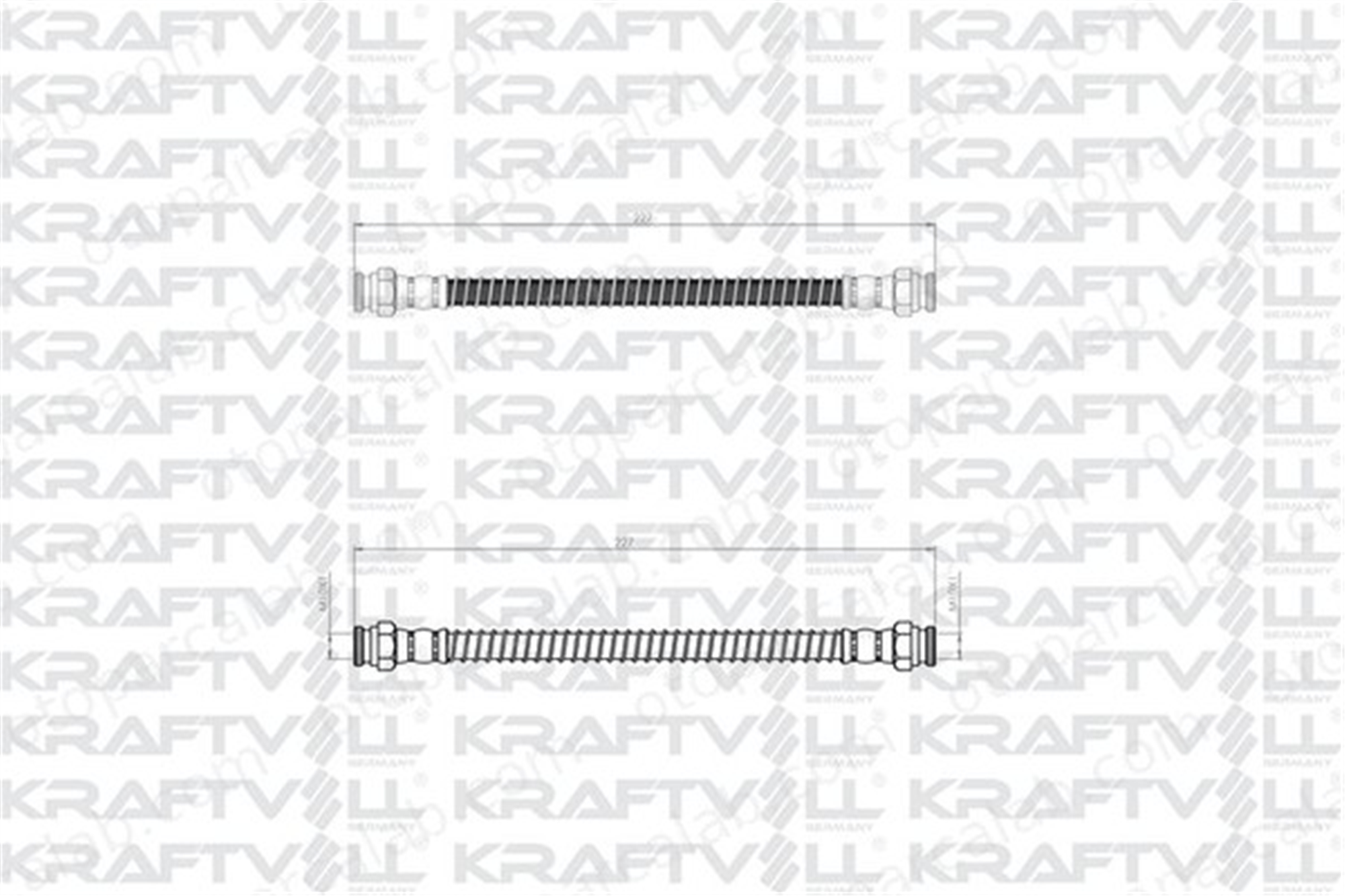 KRAFTVOLL 07080347 Fren Hortumu Arka Sağ HYUNDAI GETZ 587381C000 512426