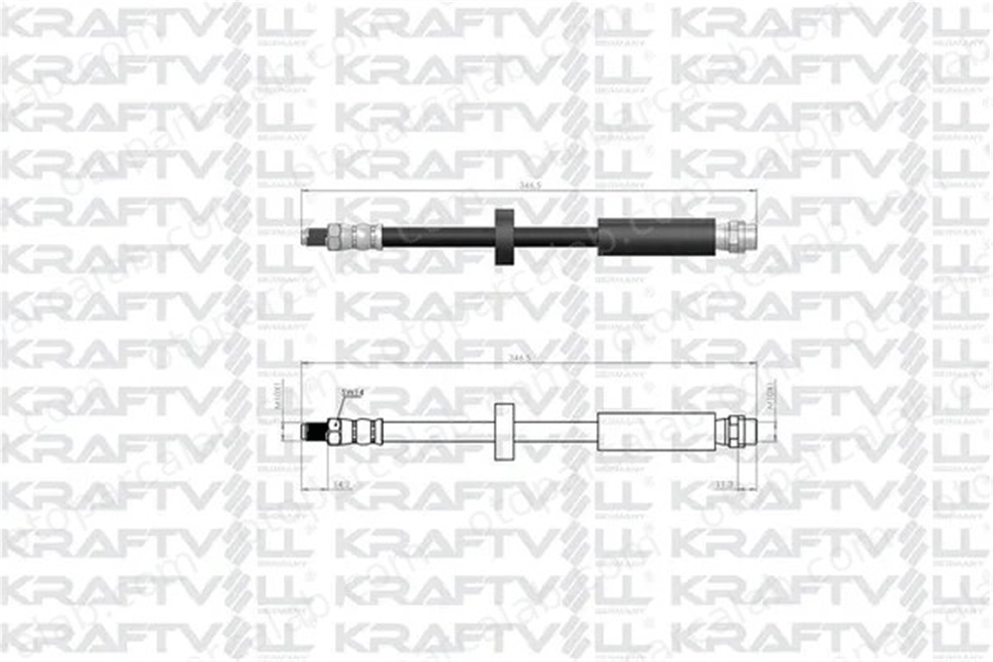 KRAFTVOLL 07080364 Fren Hortumu Arka Sağ veya Sol AUDI A6 C6 Avant A6 C6 323E629E1 4F0611775