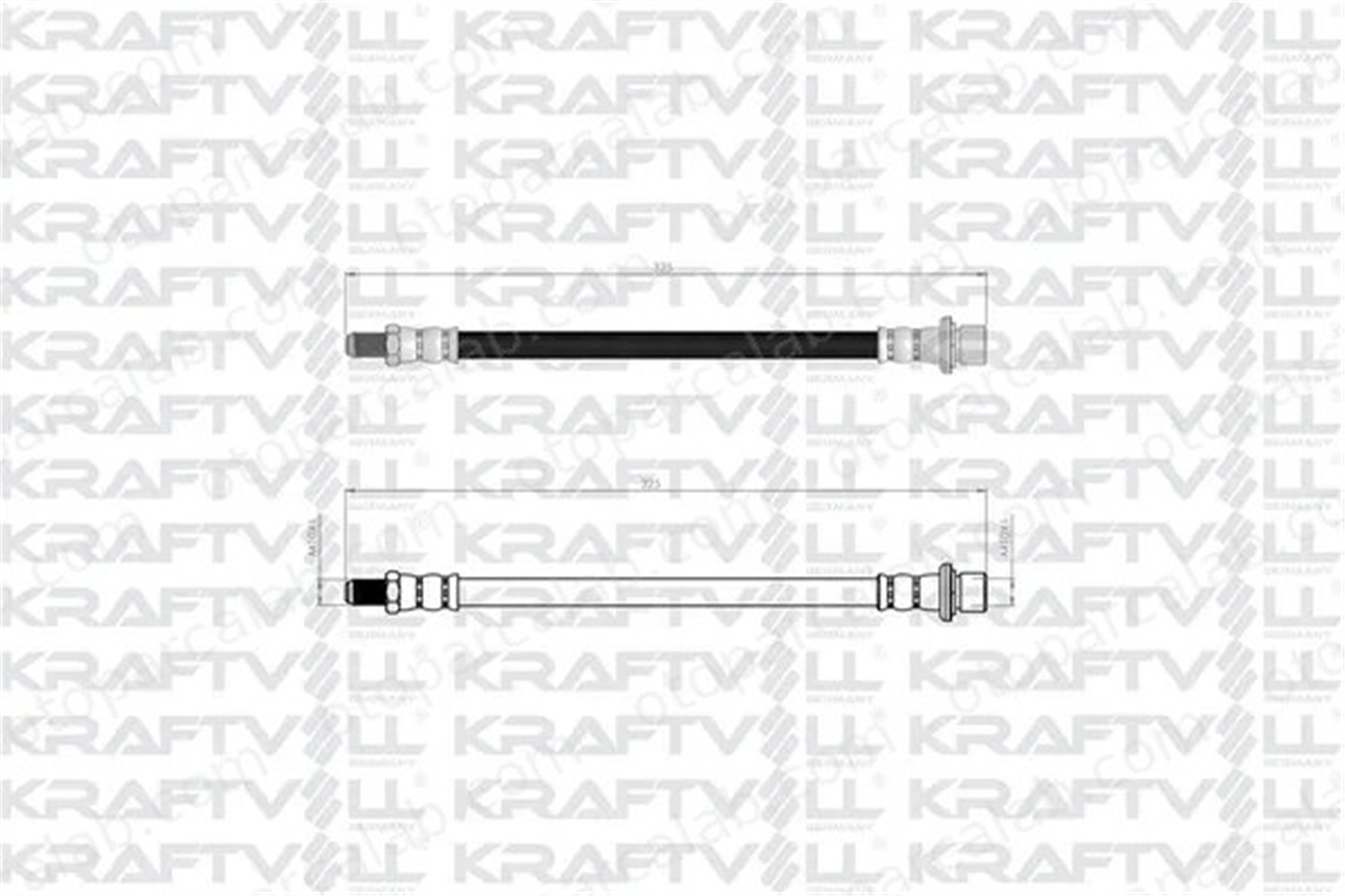 KRAFTVOLL 07080395 Fren Hortumu Arka Sağ veya Sol TOYOTA COROLLA COROLLA Liftback 9094700000 19032535