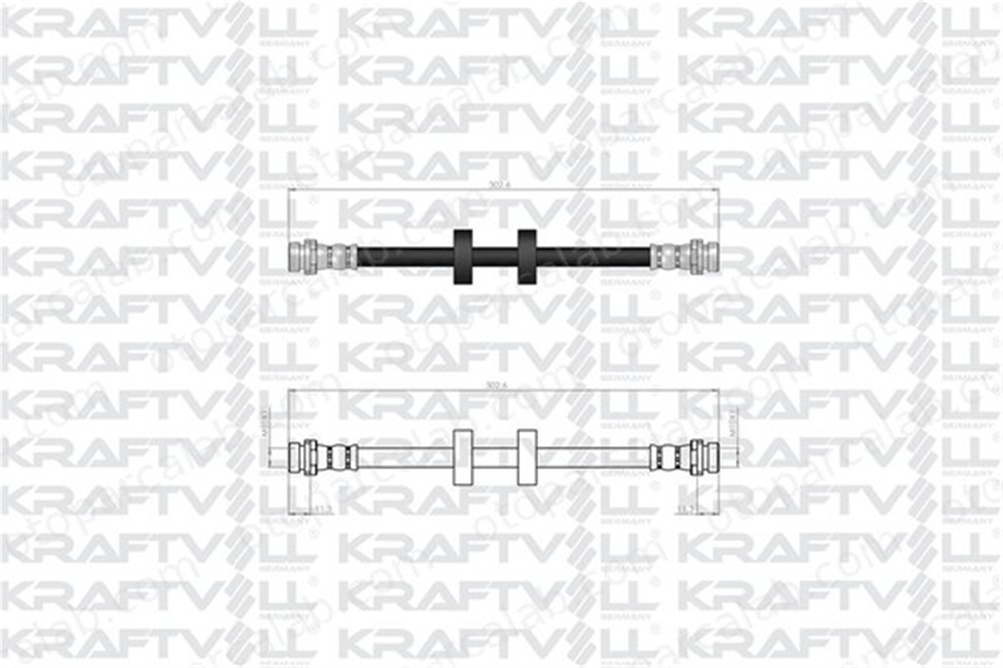 KRAFTVOLL 07080458 Fren Hortumu Arka Sağ veya Sol FORD MONDEO I MONDEO I Sedan 93BB2282AA 172047B