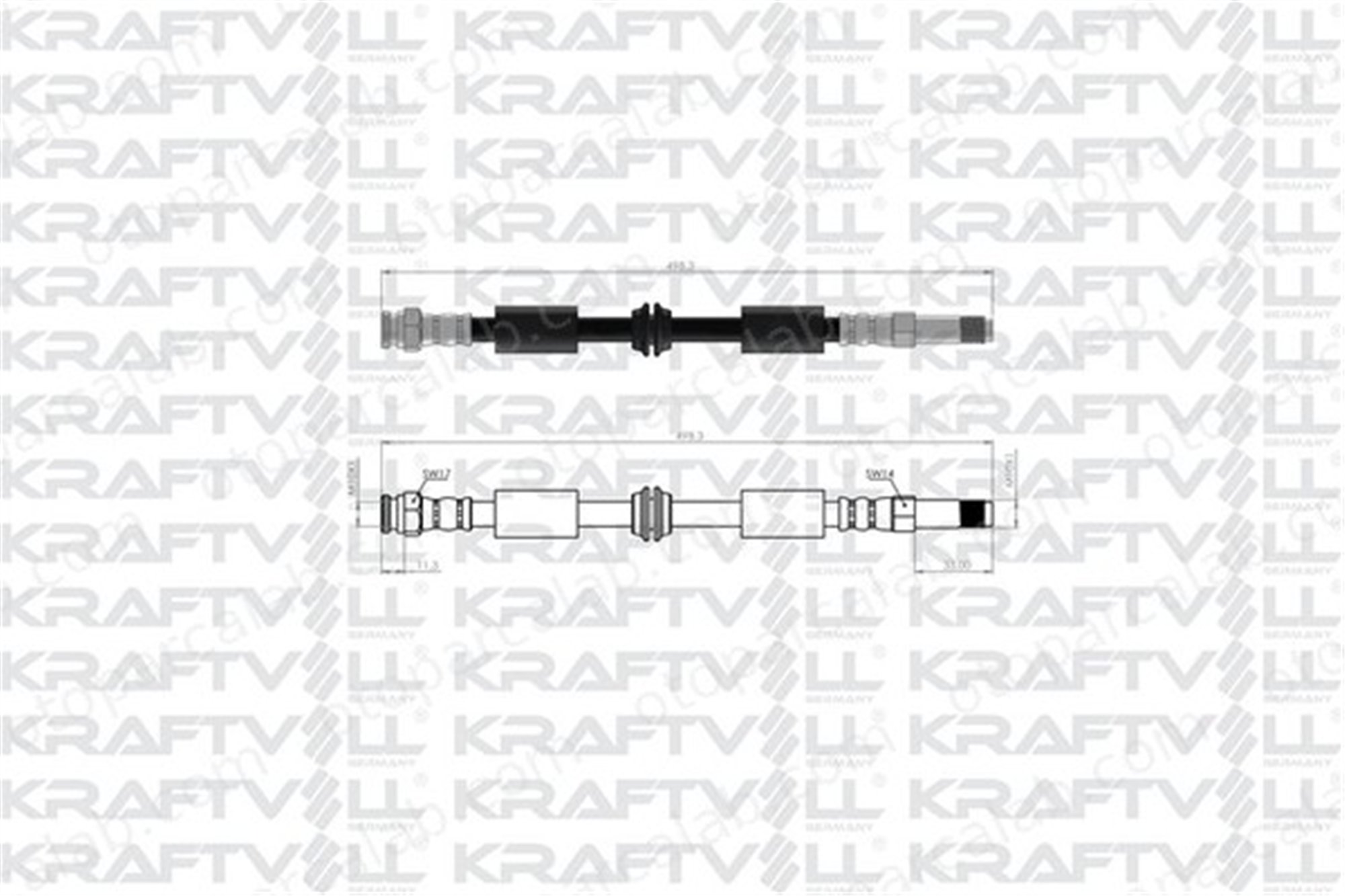 KRAFTVOLL 07080467 Fren Hortumu Ön Sağ veya Sol VW SHARAN FORD GALAXY I 7M0611701D 1001343