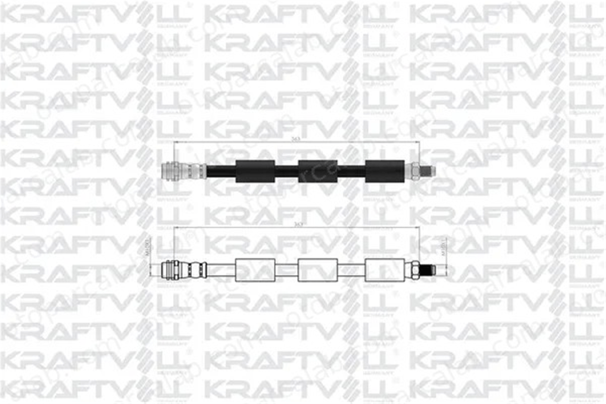 KRAFTVOLL 07080543 Fren Hortumu Ön Sağ veya Sol MERCEDES-BENZ C-SERISI C-SERISI T-Model A2054200248 AH0930