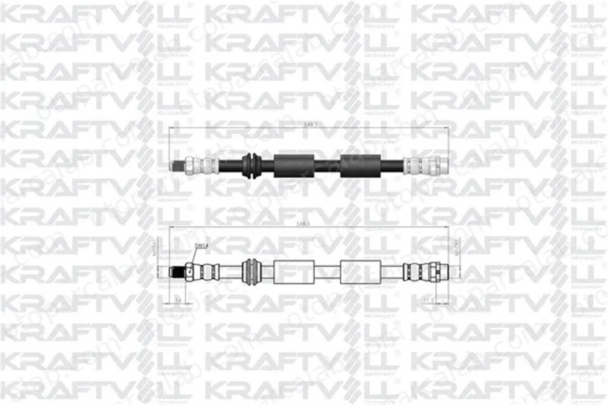 KRAFTVOLL 07080550 Fren Hortumu Ön Sağ veya Sol MINI MINI MINI CLUBMAN 34116772555 34306788442