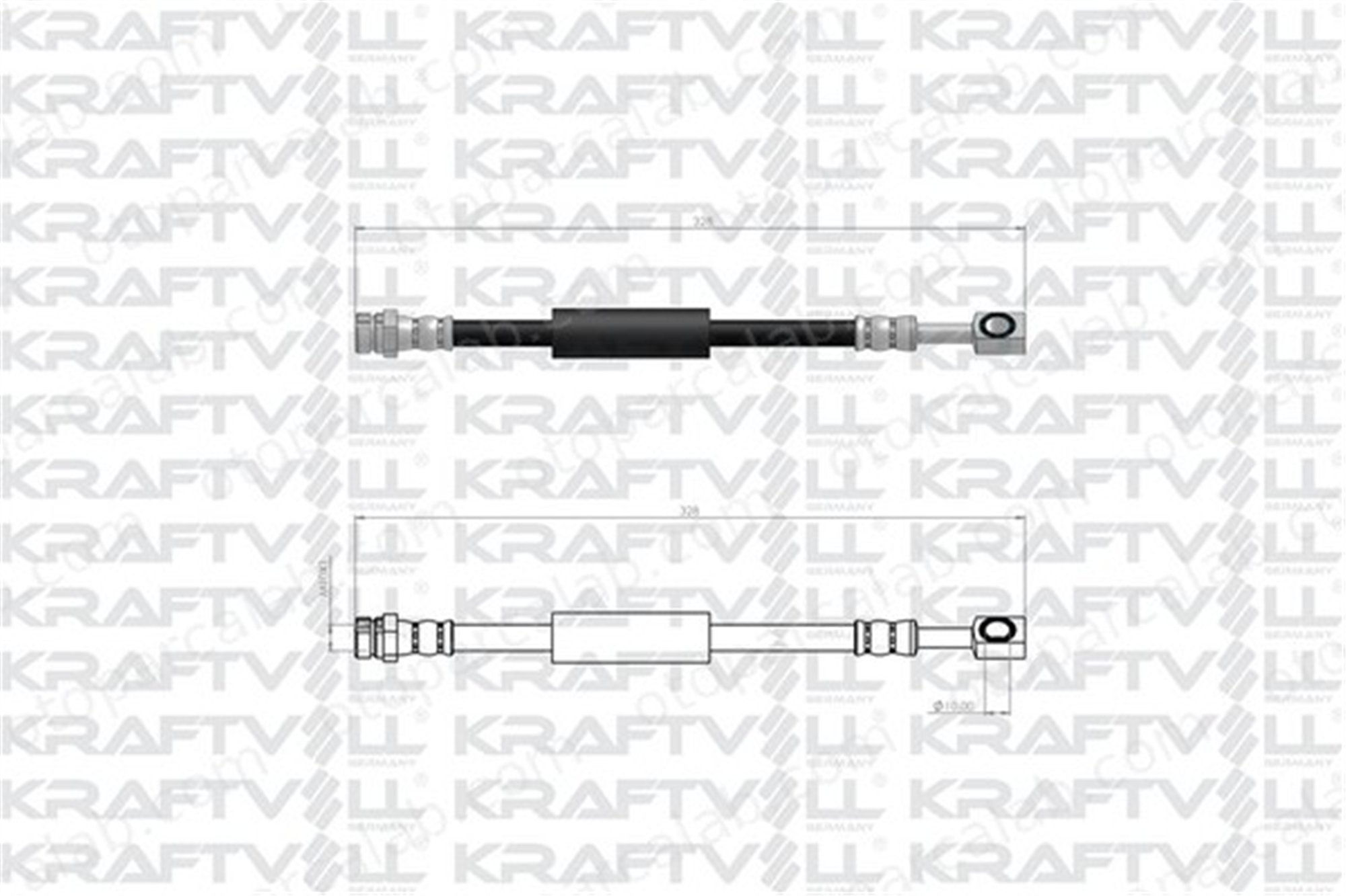 KRAFTVOLL 07080567 Fren Hortumu Arka Sağ veya Sol AUDI Q7 Q8 4M0611775B AH0919