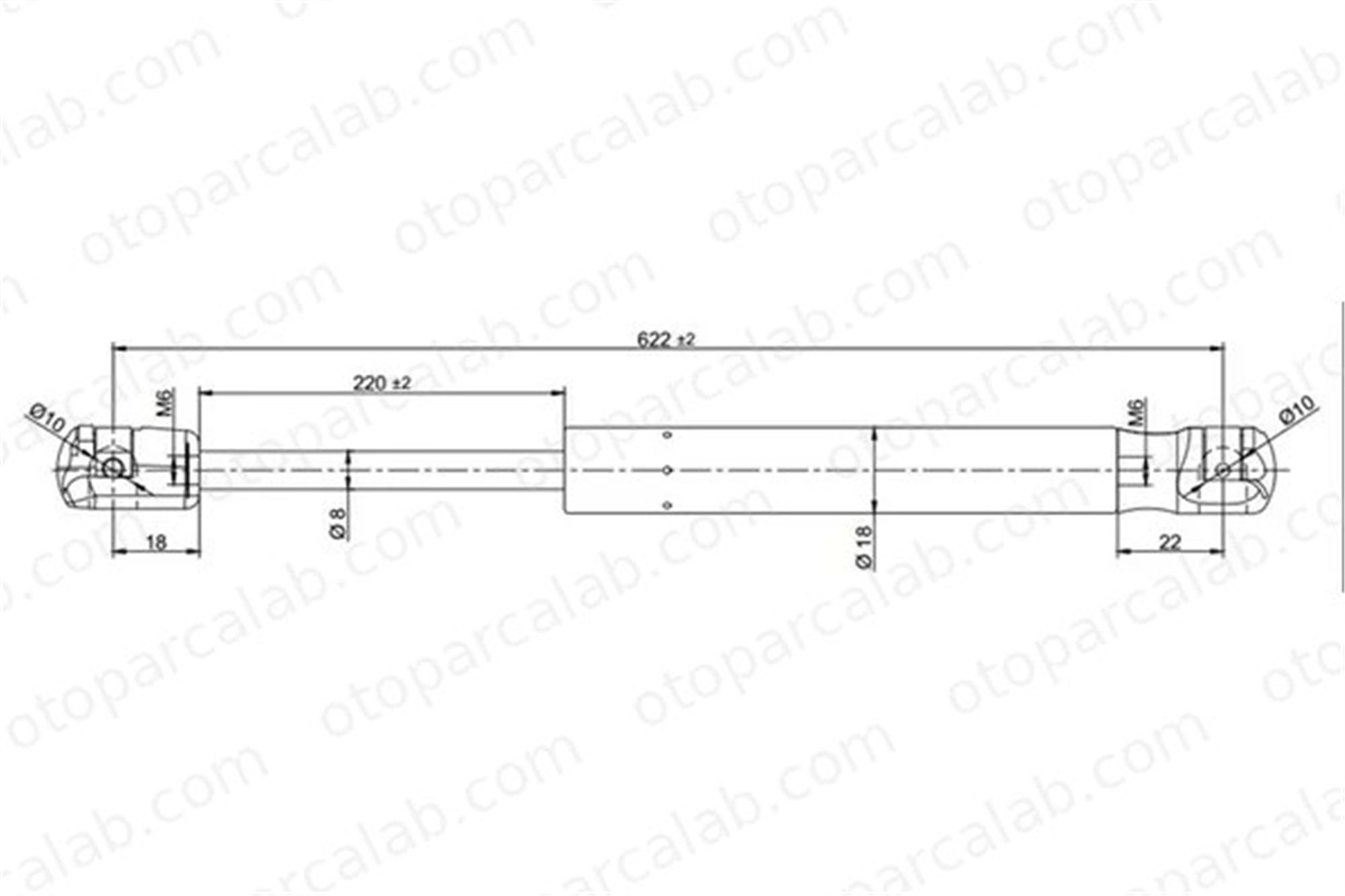 KRAFTVOLL 09010189 Bagaj Amortisörü Sağ veya Sol CITROËN BERLINGO Kasa/büyük limuzin PEUGEOT PARTNER Kasa/büyük limuzin 8731R9 1615082180