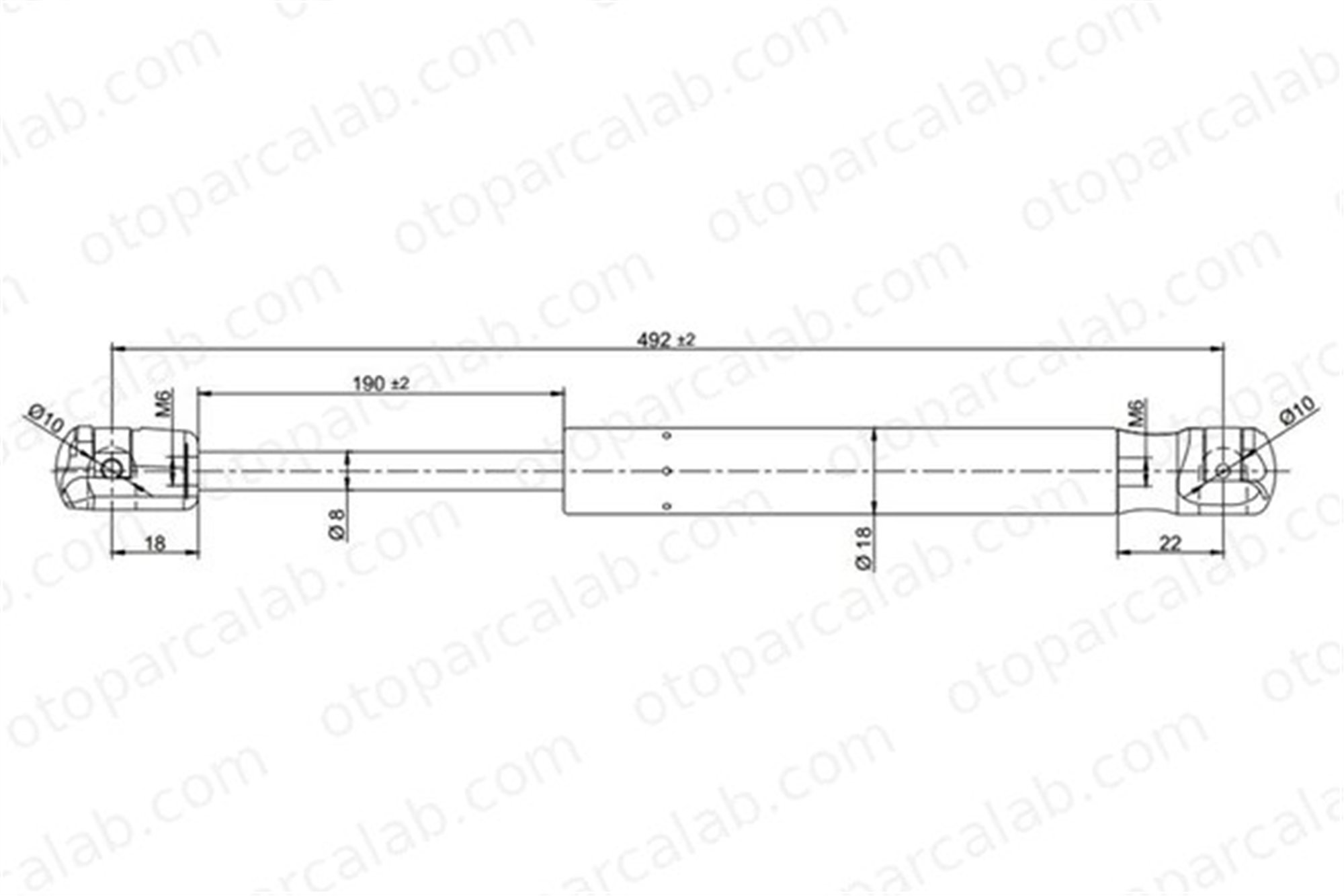 KRAFTVOLL 09010211 Bagaj Amortisörü Sağ veya Sol SEAT LEON SC MITSUBISHI OUTLANDER II 5802A007 8731Q1