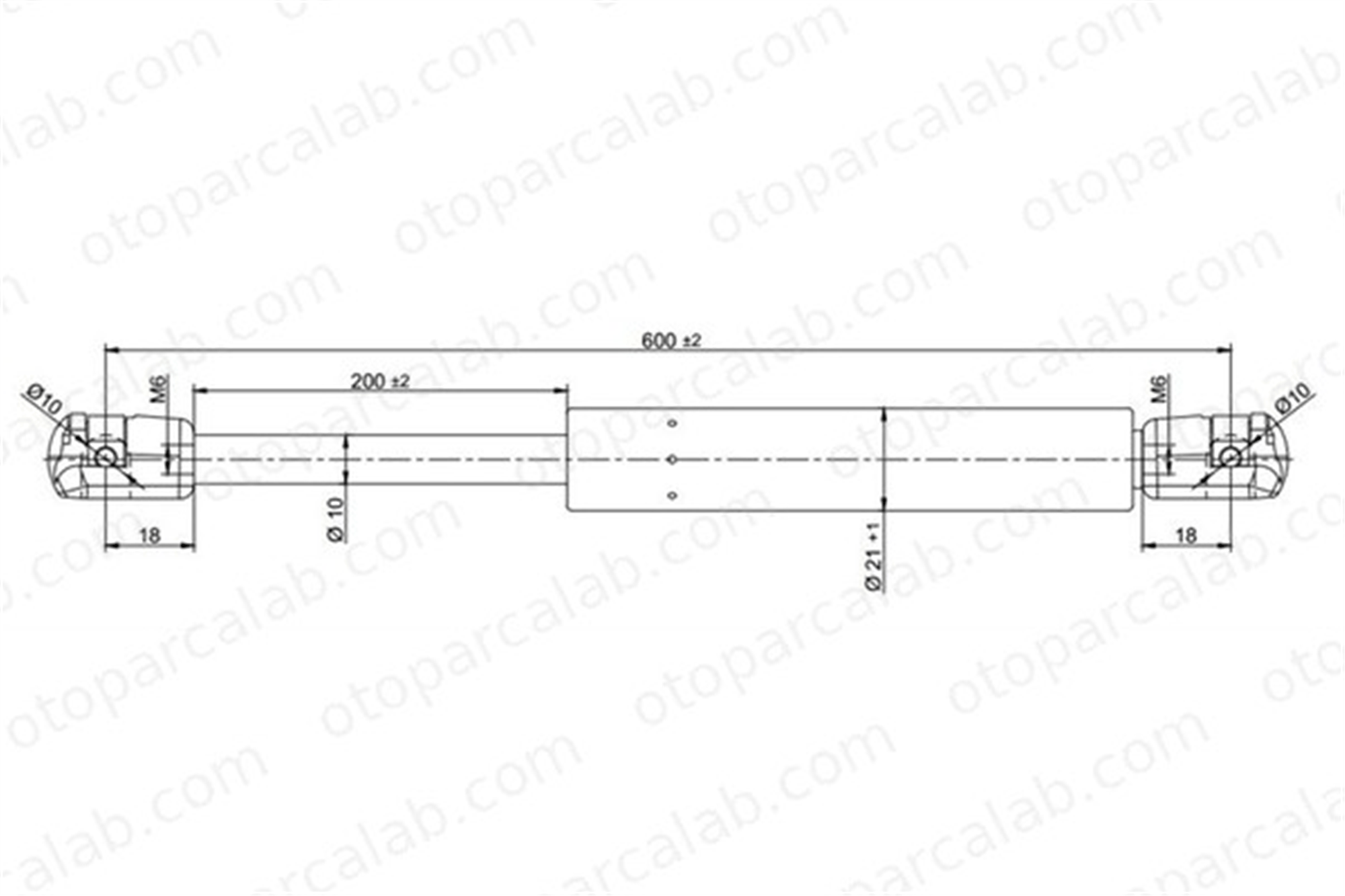 KRAFTVOLL 09010283 Bagaj Amortisörü Sağ HYUNDAI H-1 Cargo H-1 Travel 817804H030 817704H030