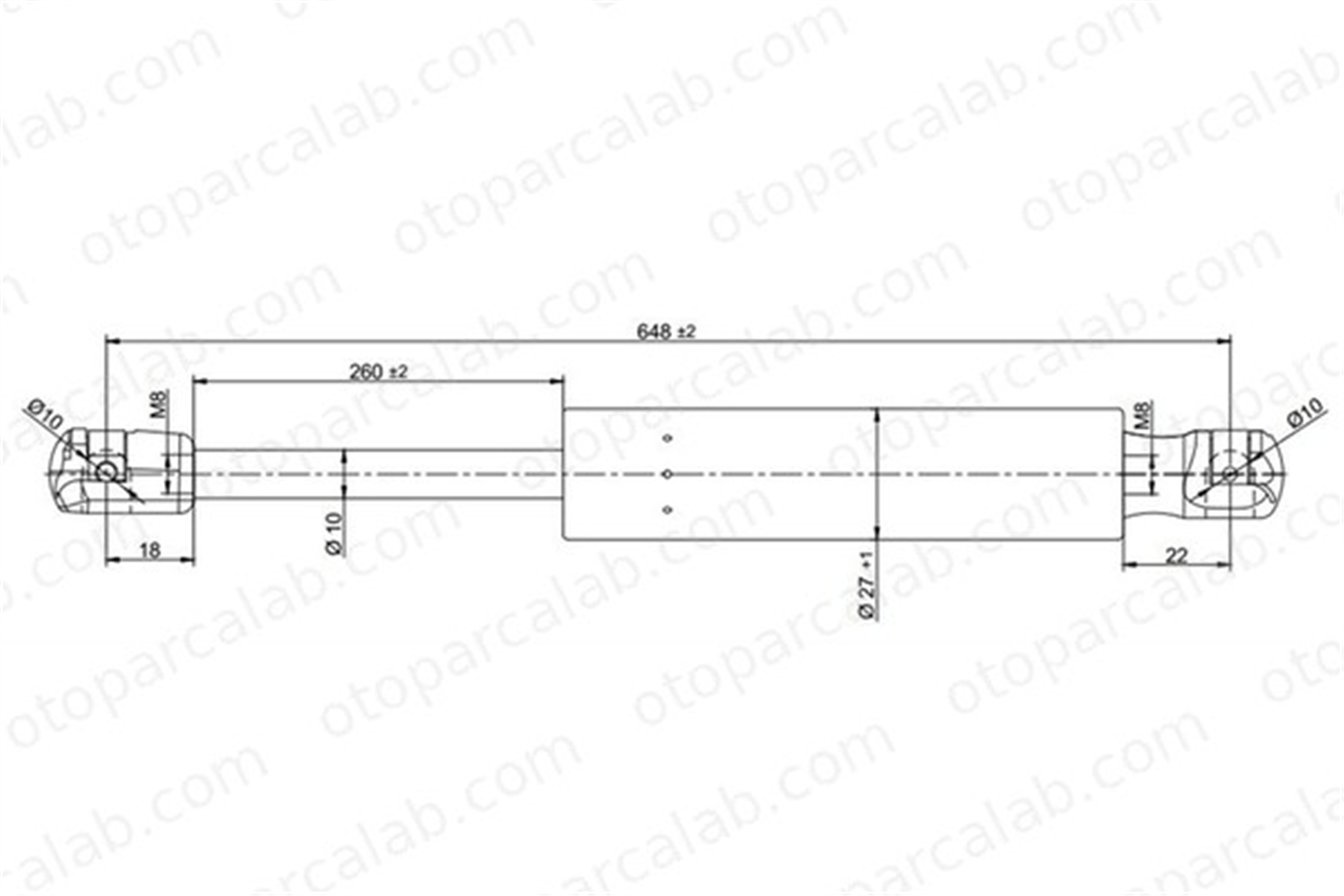 KRAFTVOLL 09010291 Bagaj Amortisörü Sağ veya Sol FORD TOURNEO CUSTOM V362 Minibüs/Otobüs TRANSIT CUSTOM V362 Minibüs/Otobüs BK21V406A10BB 1764260